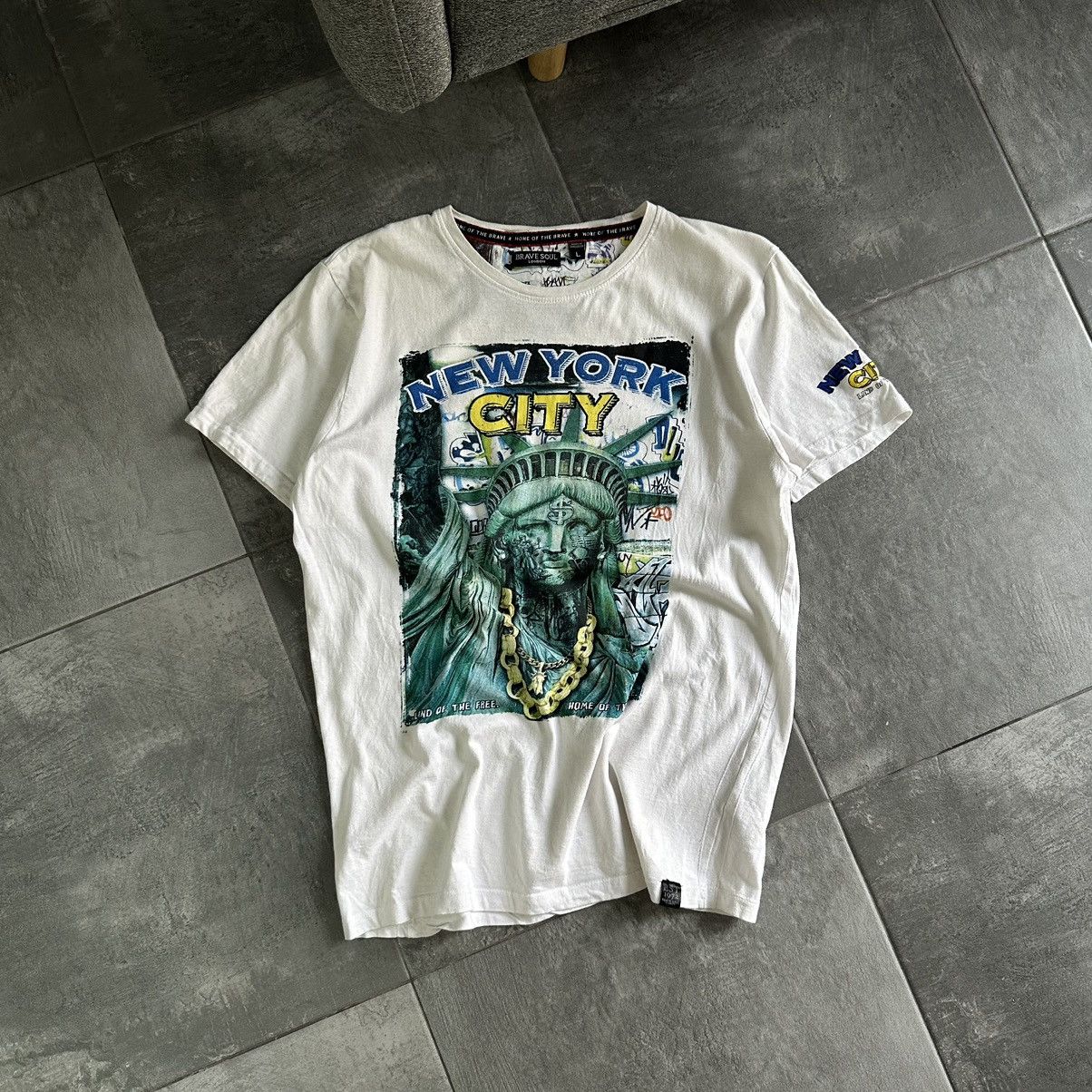 Band Tees × Vintage Vintage Japanese Style T-shirts New York City Band Tee Y2K Size US L / EU 52-54 / 3 - 1 Thumbnail
