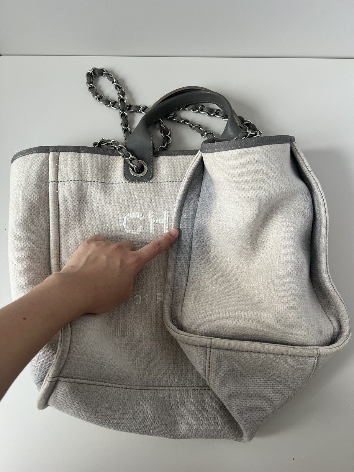 Chanel Chanel Deauville Chain tote bag Size ONE SIZE - 7 Thumbnail