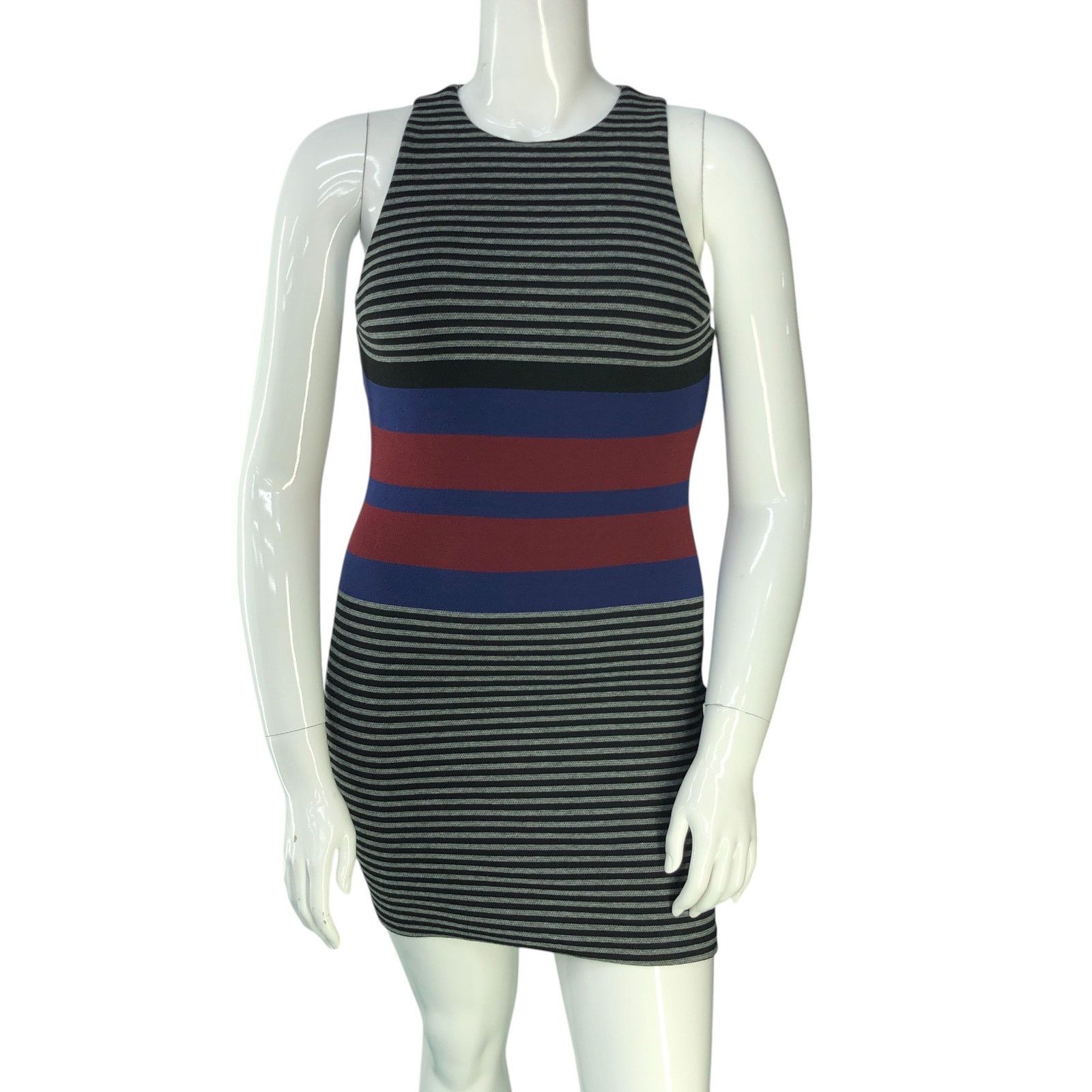 Amanda Uprichard Amanda Uprichard Size M Dress Knit Bodycon Sleeveless Stripe Size M / US 6-8 / IT 42-44 - 11 Thumbnail