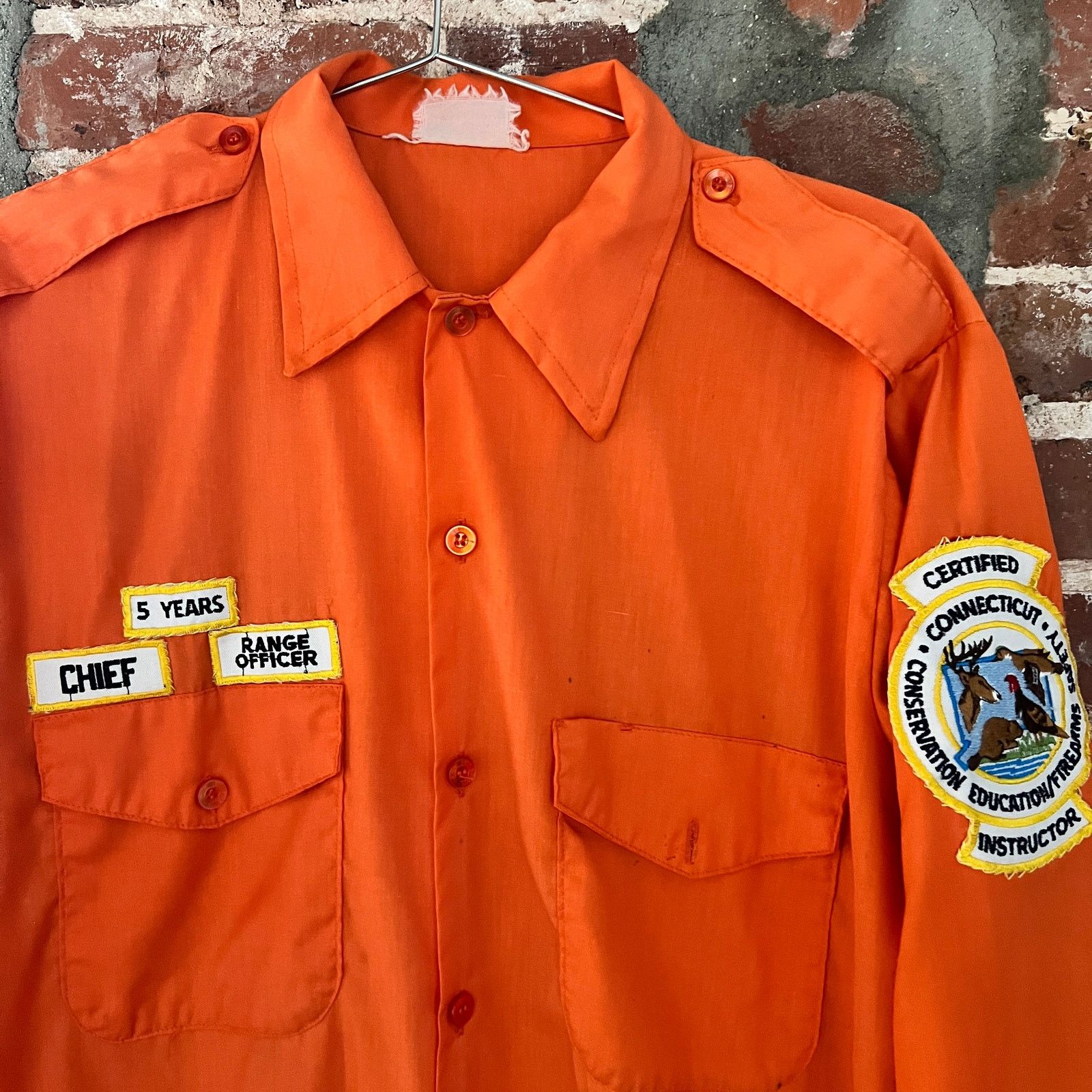 Vintage VTG CT Parks Game Ranger Uniform Shirt Patches XL 22x30 Size US XL / EU 56 / 4 - 1 Thumbnail