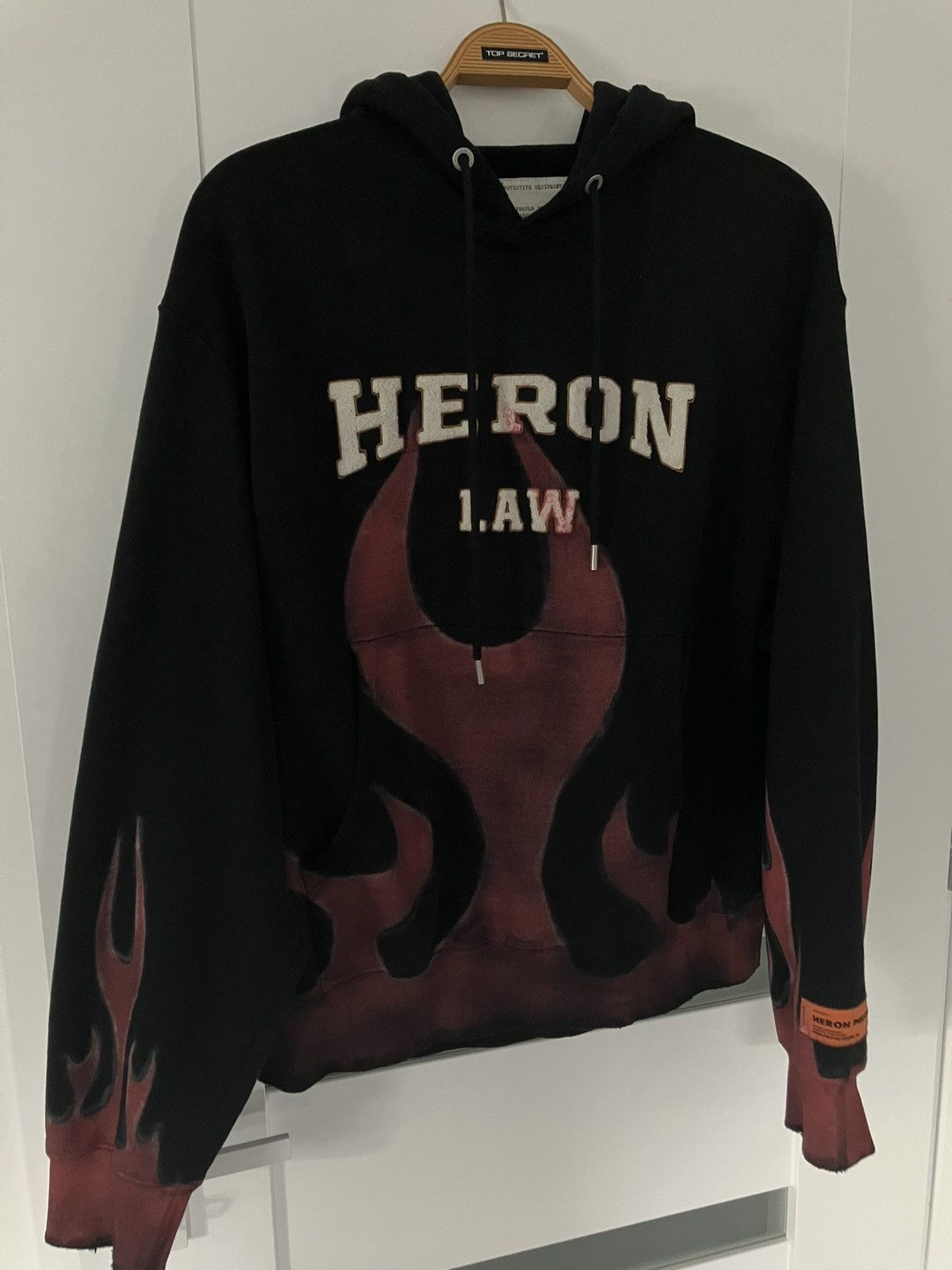 Heron Preston Flame Hoodie | Grailed