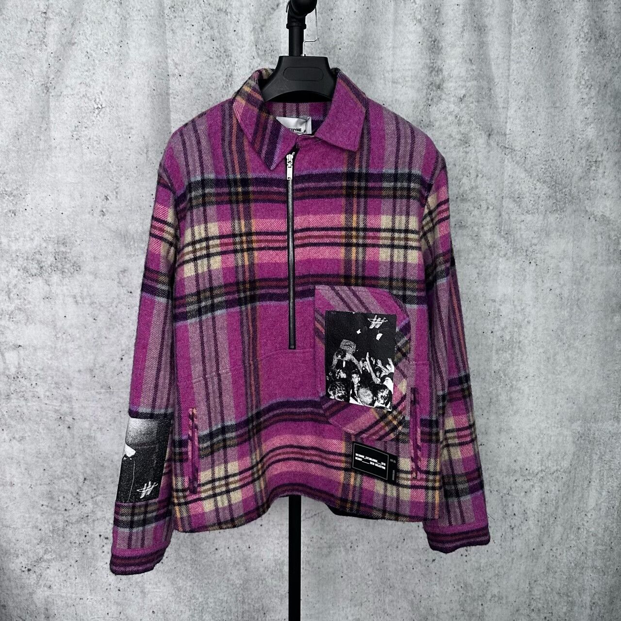 WE11DONE We11done Wool Oversized Pink Jacket S Women Size S / US 4 / IT 40 - 1 Thumbnail
