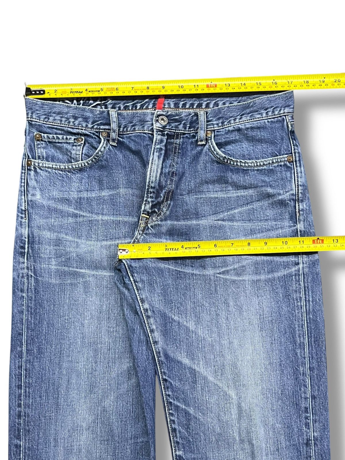 Uniqlo Loose Vintage Uniqlo UJ S002 - Faded Wash Jeans Size US 34 / EU 50 - 16 Thumbnail