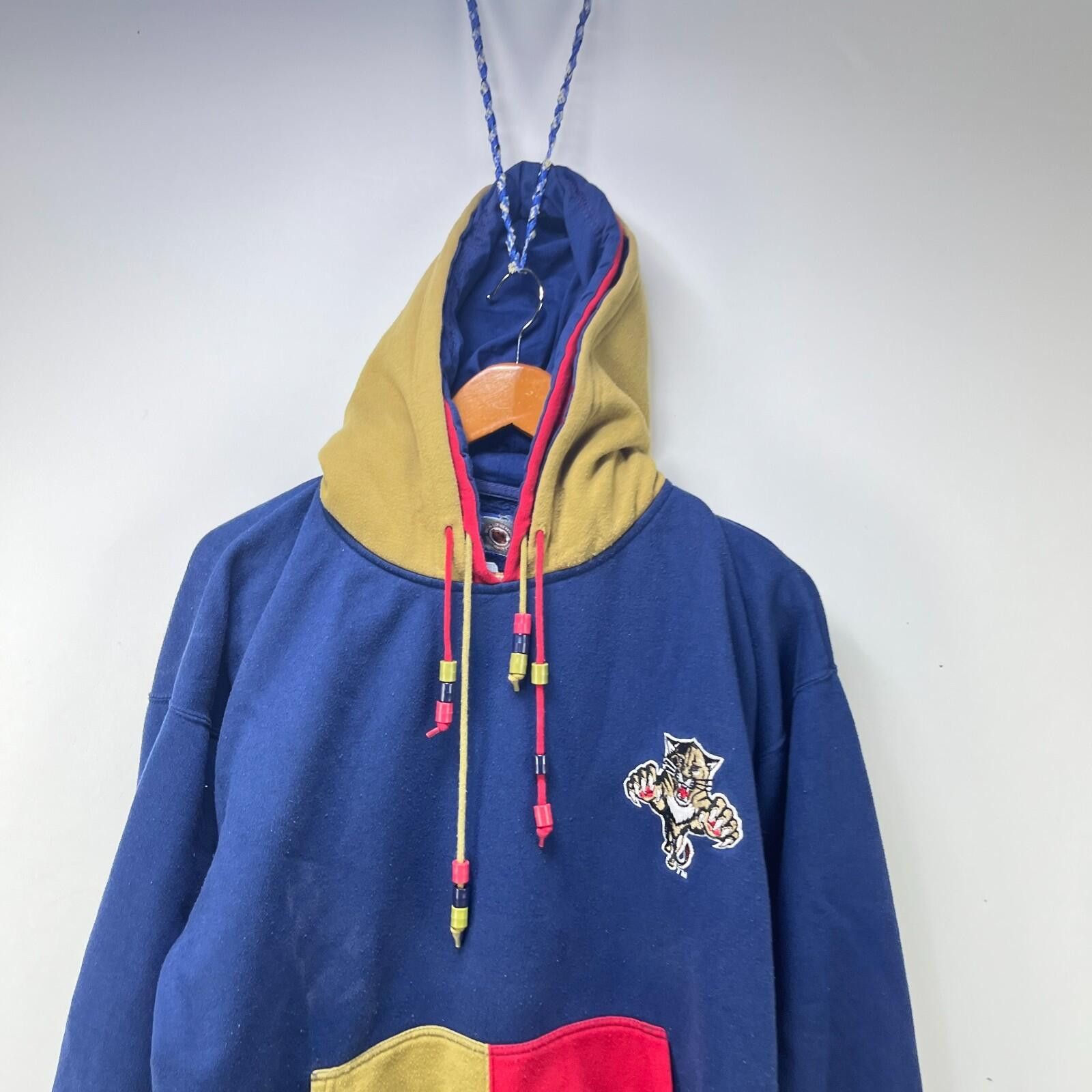 Starter Vintage 90s Starter Florida Panthers Double Hood Hoodie Size ONE SIZE - 2 Thumbnail