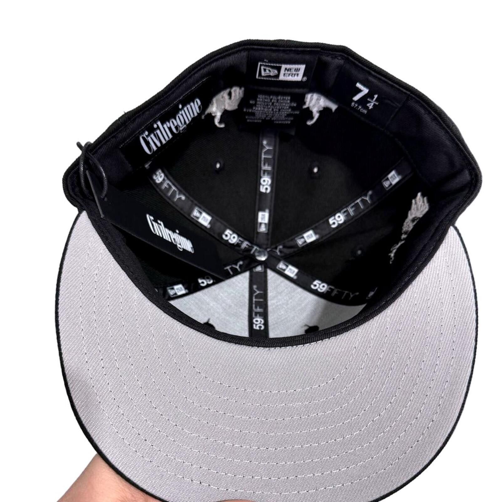 New Era New Era Civil Regime Fitted 7 1/4 Baseball Hat Size ONE SIZE - 5 Thumbnail