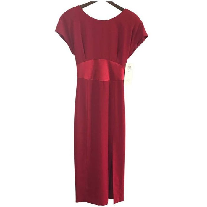Vintage Vintage 1980s Donna Ricco Red Dress Original Tags Size 10 | Grailed