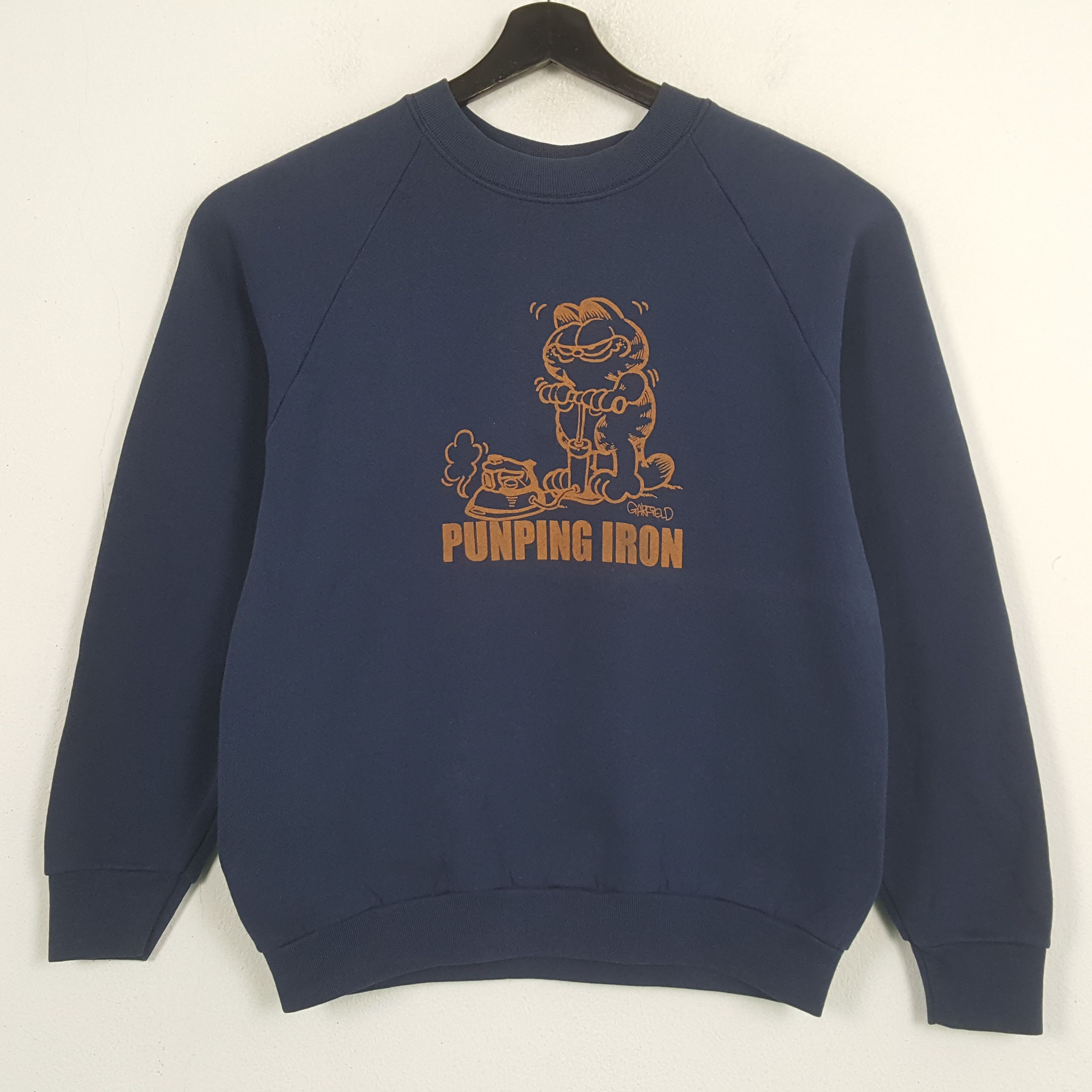 Vintage Garfield Cartoon Character Vintage Sweatshirt C290N14 Size US S / EU 44-46 / 1 - 1 Thumbnail