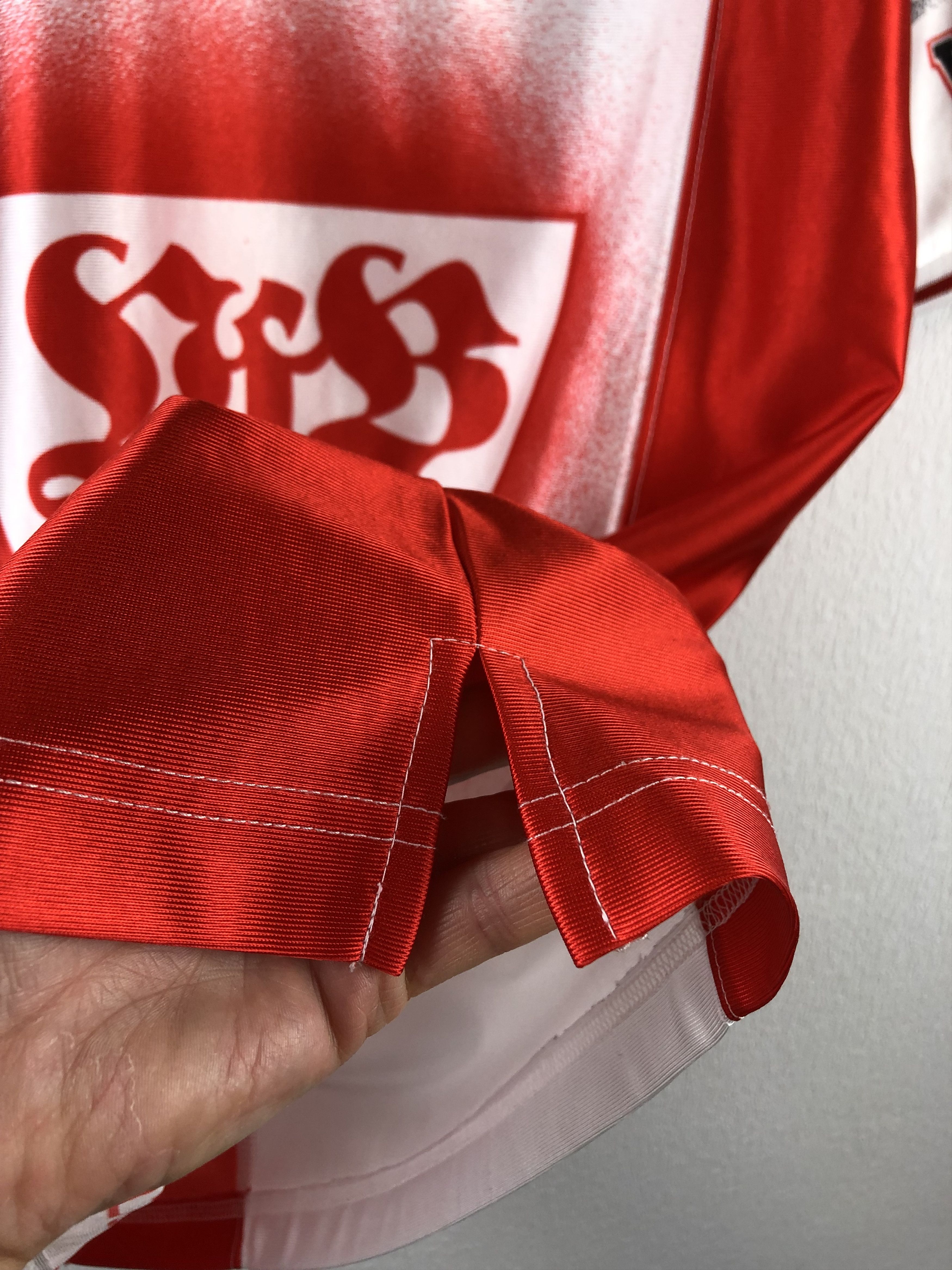 Vintage Vintage VfB Stuttgart Football Shirt Nutmeg Soccer Jersey Size US S / EU 44-46 / 1 - 12 Thumbnail