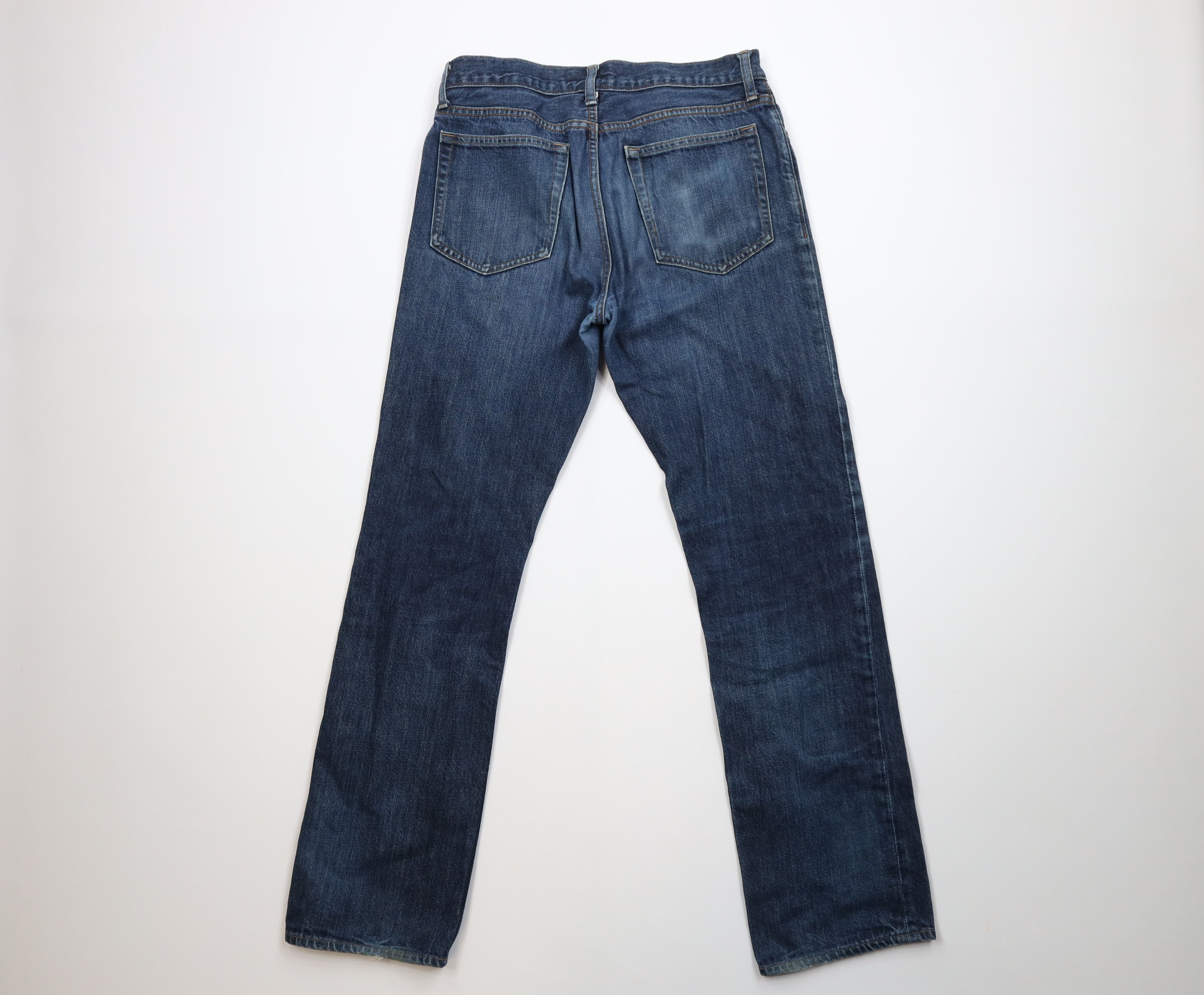 J.Crew J Crew Slim Fit Straight Leg Denim Jeans Blue Cotton Size US 30 / EU 46 - 9 Thumbnail