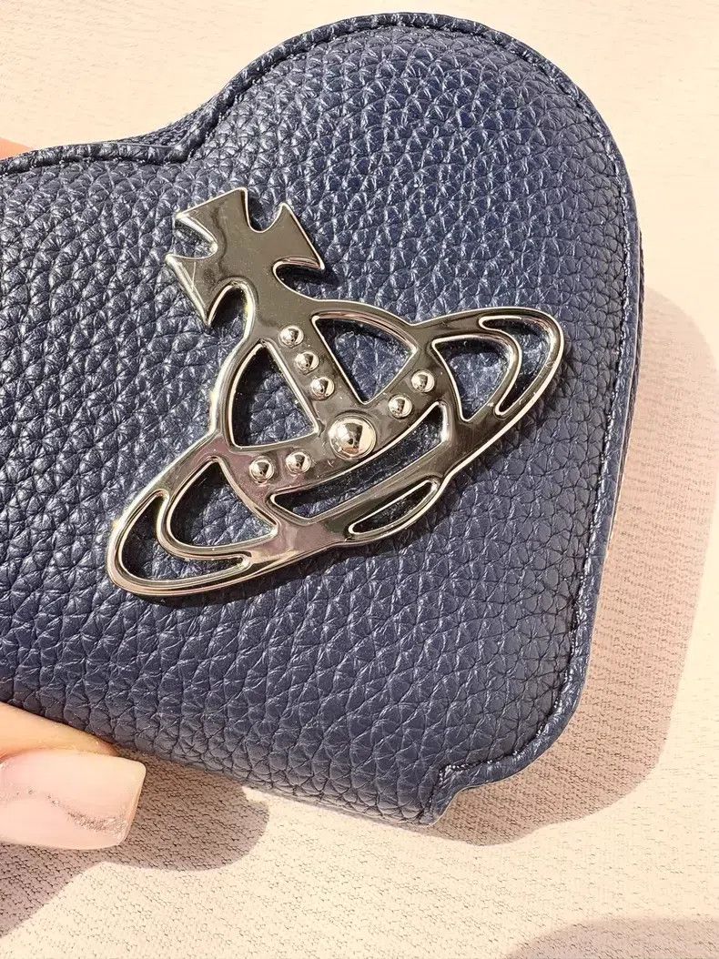 Vivienne Westwood Vivienne Westwood Navy blue small heart coin purse Size ONE SIZE - 3 Thumbnail