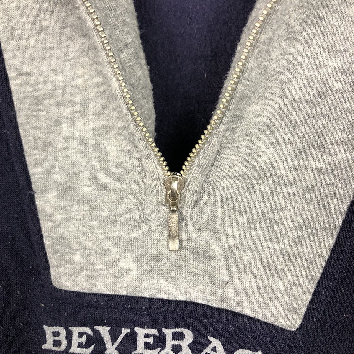 Japanese Brand × Vintage 📌Vintage Half Zipper Sweatshirt Beverage Big Logo Size US M / EU 48-50 / 2 - 16 Thumbnail