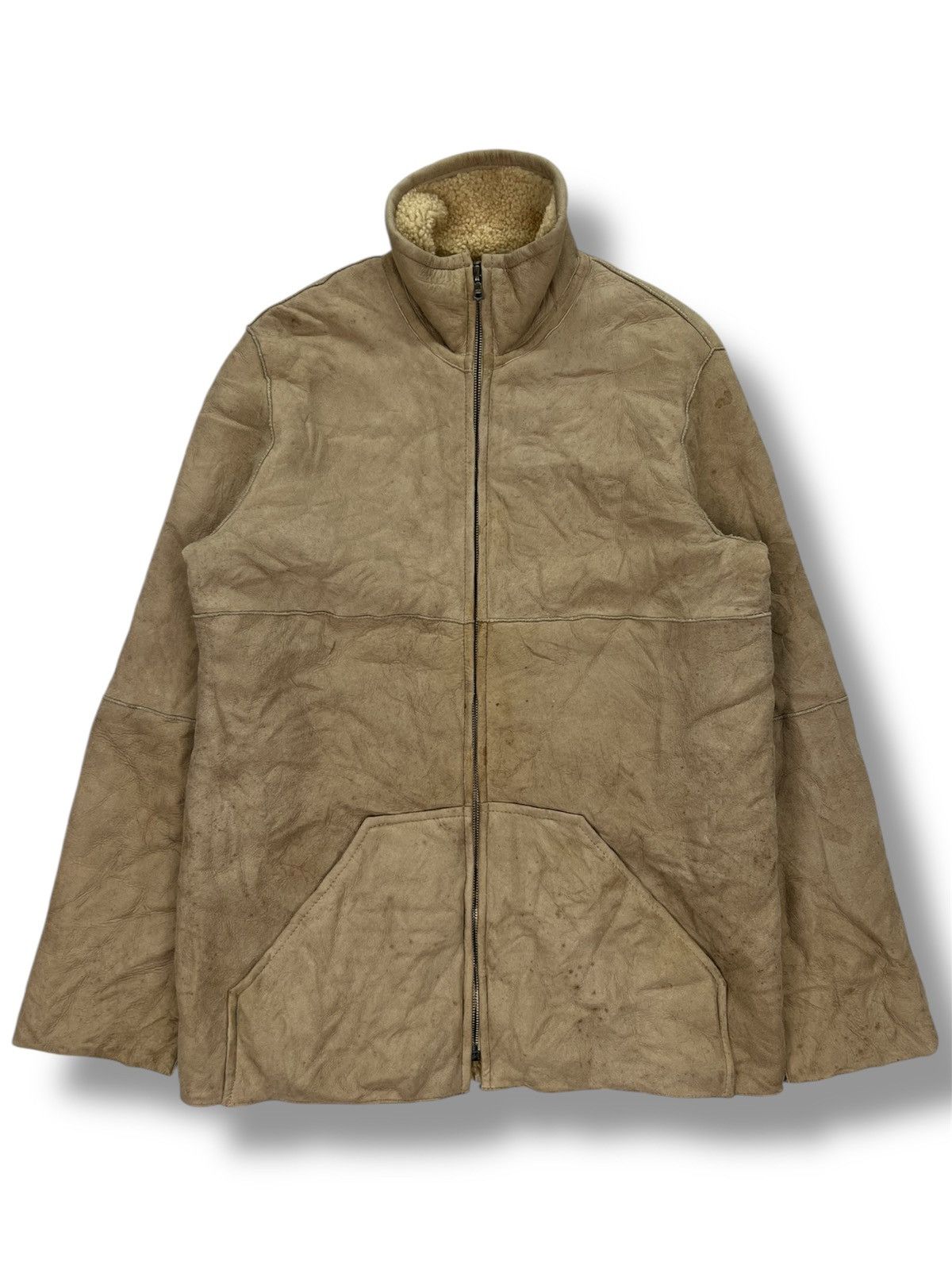 A.P.C. A.P.C. Rue De Fleurus Paris Dirty Shearling Jacket Size US S / EU 44-46 / 1 - 1 Thumbnail