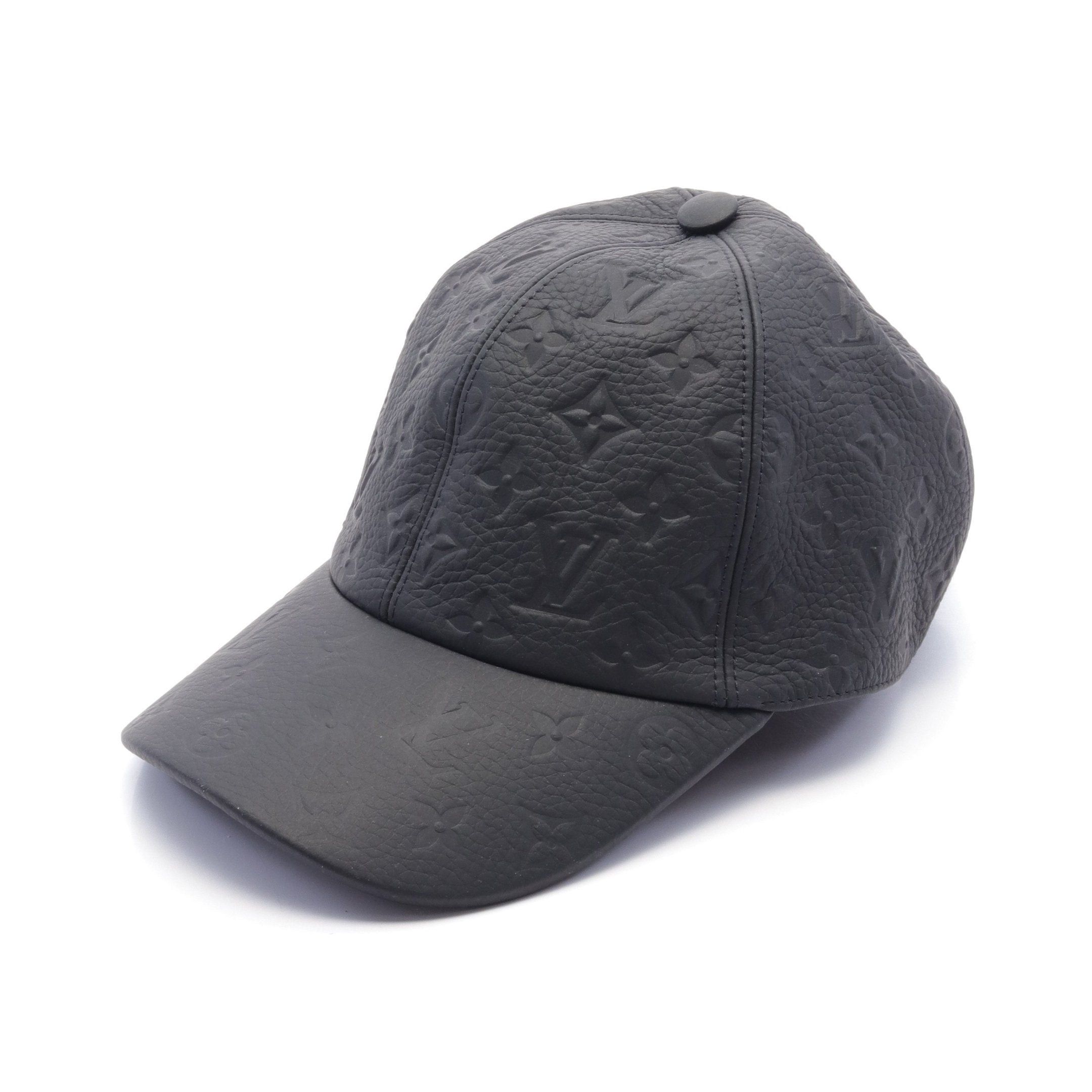 Louis Vuitton Louis Vuitton Monogram Empreinte Noir Cap Leather Black Size ONE SIZE - 1 Thumbnail