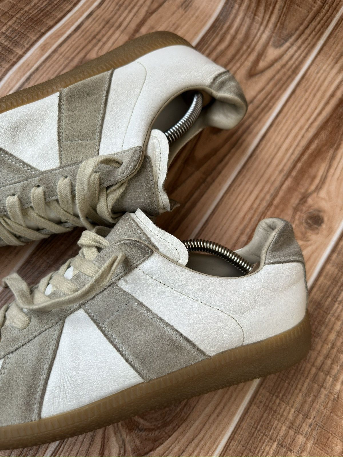 Maison Margiela Maison Martin Margiela Replica Gats White/gray Lowtops Size US 9 / IT 39 - 7 Thumbnail