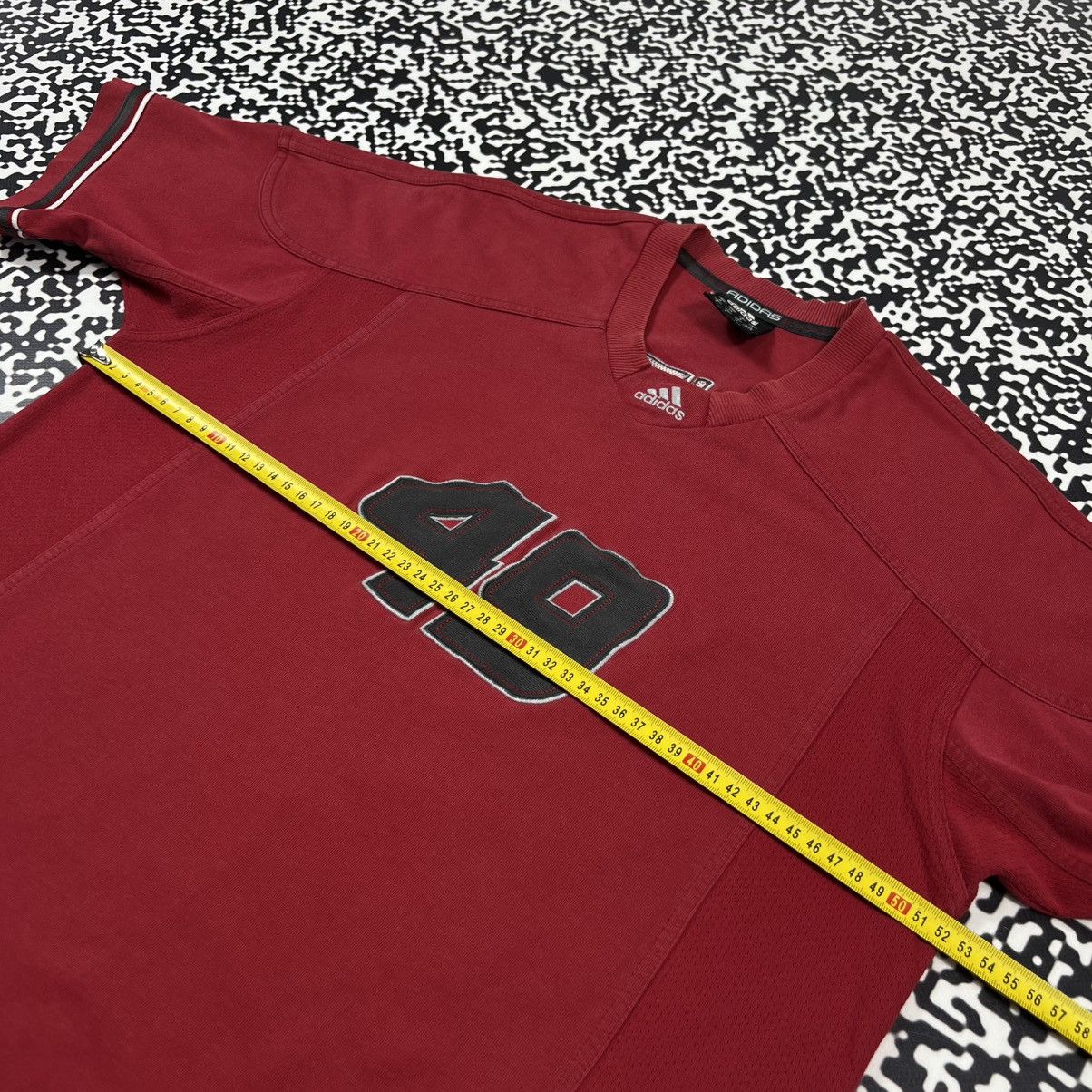 Adidas Vintage Y2K Adidas 49 Logo Retro Rugby Style Sport T-shirt Size US S / EU 44-46 / 1 - 15 Thumbnail