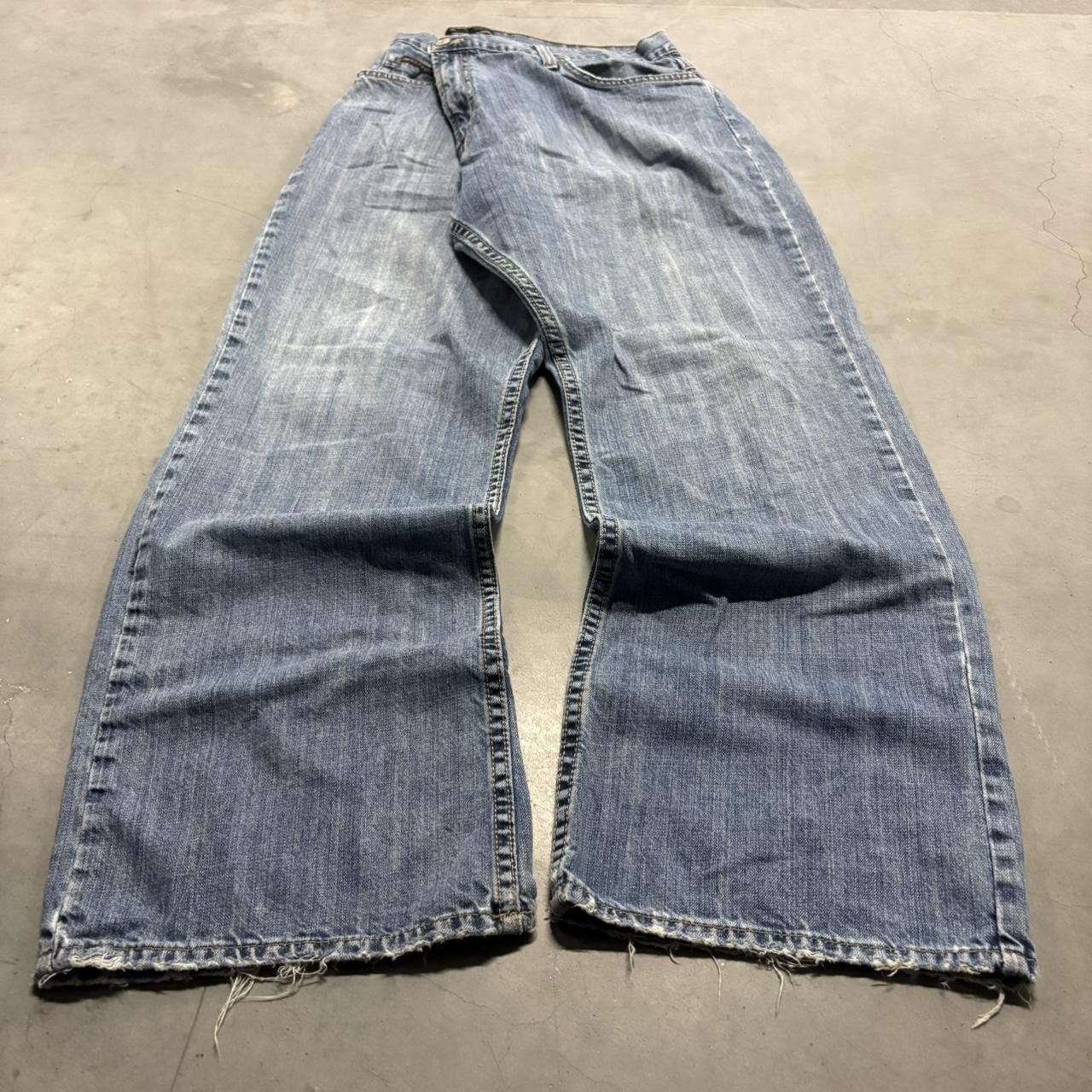U.S. Polo Assn. Vintage Y2K/2000s Super Baggy Wideleg Medium Wash Us Polo Assn Denim Jeans! Size US 38 / EU 54 - 3 Thumbnail
