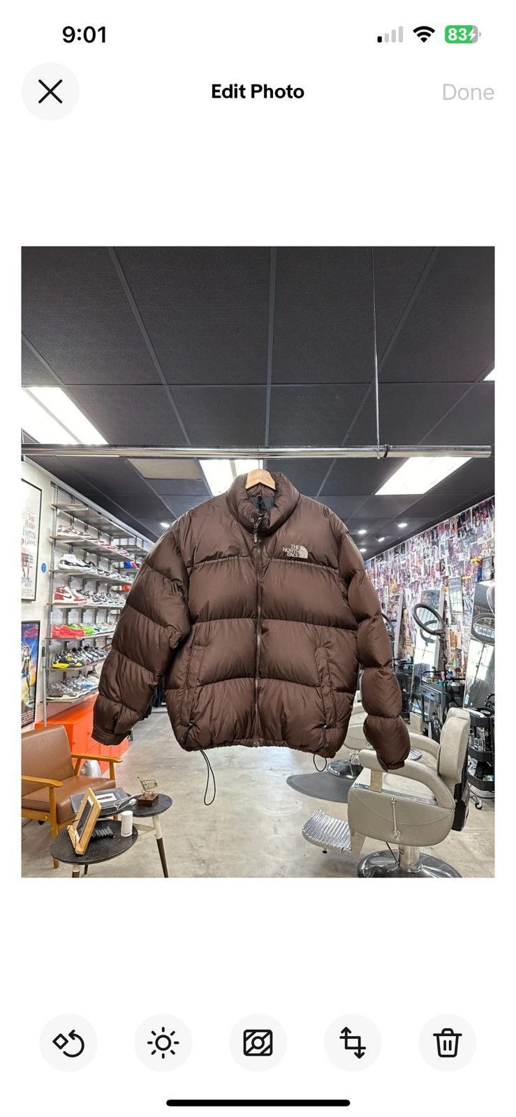 image of The North Face Northface 700 in Brown, Men's (Size XL)