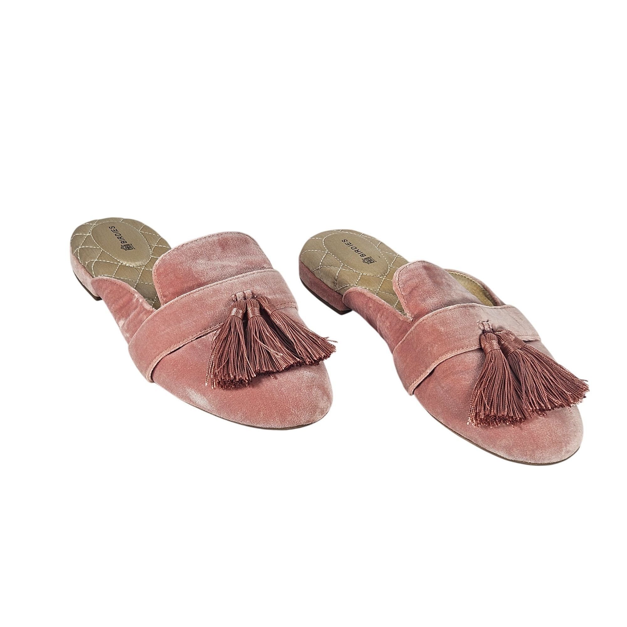 Other Birdies Women's Velvet Tassel Sandals in Dusty Rose 9 Quiet Size US 9 / IT 39 - 3 Thumbnail