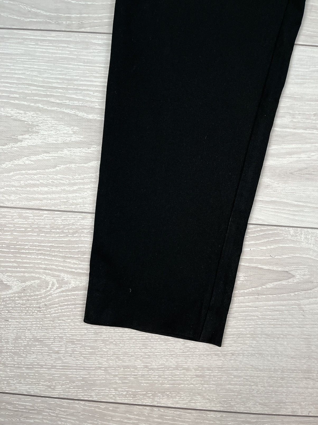 Dolce & Gabbana Dolce Gabbana Vintage 90s 100% Wool Black Pants Trousers Size US 38 / EU 54 - 4 Thumbnail