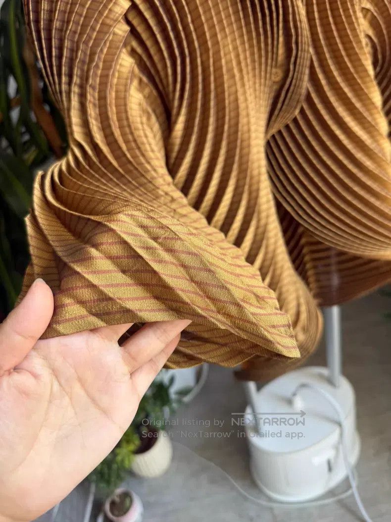 Issey Miyake Issey Miyake Annual Ring Water Ripple Coat Size L / US 10 / IT 46 - 3 Thumbnail