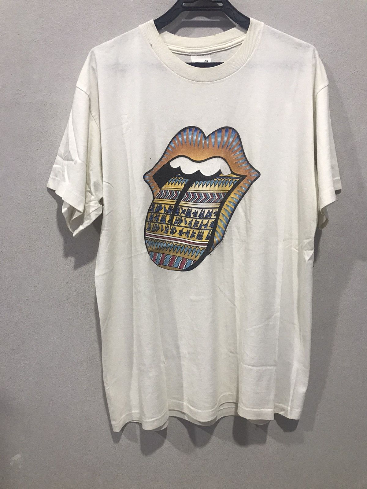 Band Tees × The Rolling Stones × Vintage Vintage The Rolling Stone Bridge To Babylon World Tour Tee Size US L / EU 52-54 / 3 - 1 Thumbnail