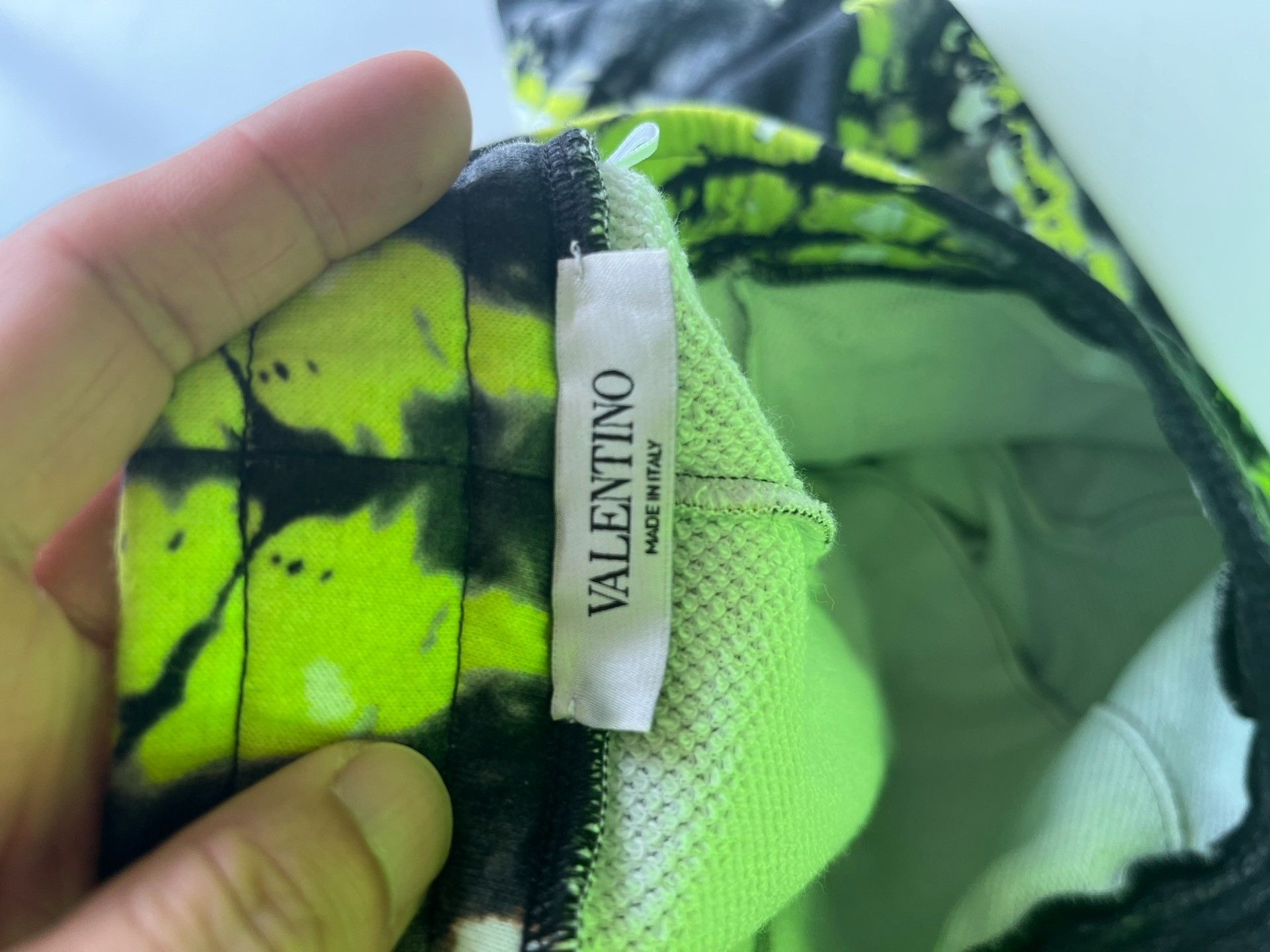Valentino Valentino Fluorescent Green Butterfly Print Shorts Size US 32 / EU 48 - 5 Thumbnail