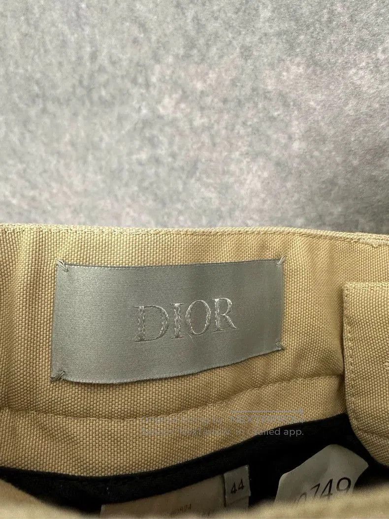 Dior Dior Belted Cargo Shorts Khaki 44. Size US 44 / EU 60 - 3 Thumbnail