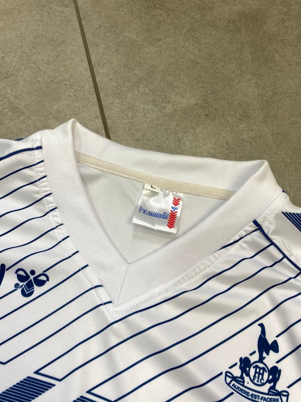 Hummel Vintage Hummel Tottenham Hotspur 1985/87 Home Jersey Size US L / EU 52-54 / 3 - 11 Thumbnail