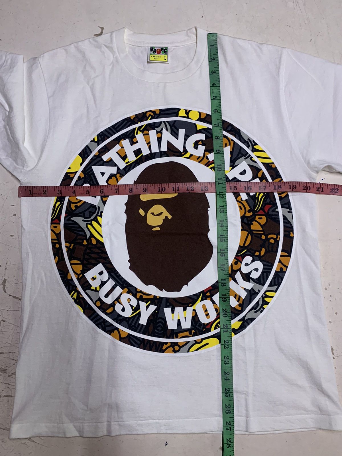 Bape Bape Kyoto milo busy work Tee Size US L / EU 52-54 / 3 - 13 Thumbnail