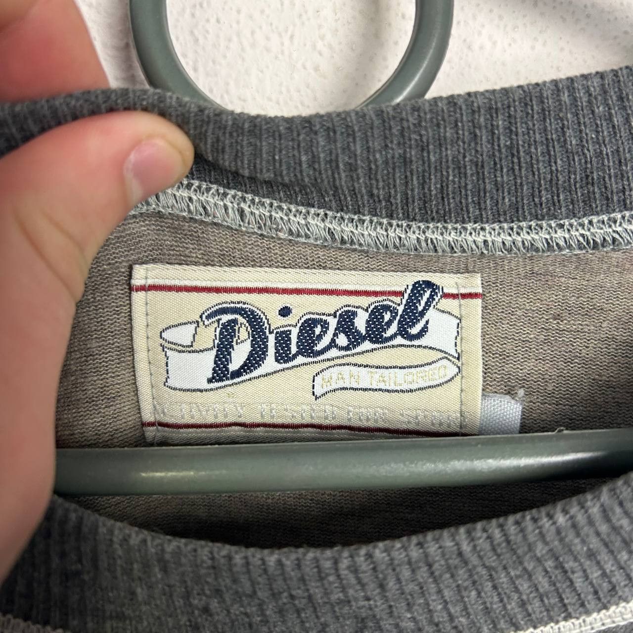 Diesel Vintage Diesel Big logo 90s streetwear designer longsleeve Size US M / EU 48-50 / 2 - 7 Thumbnail