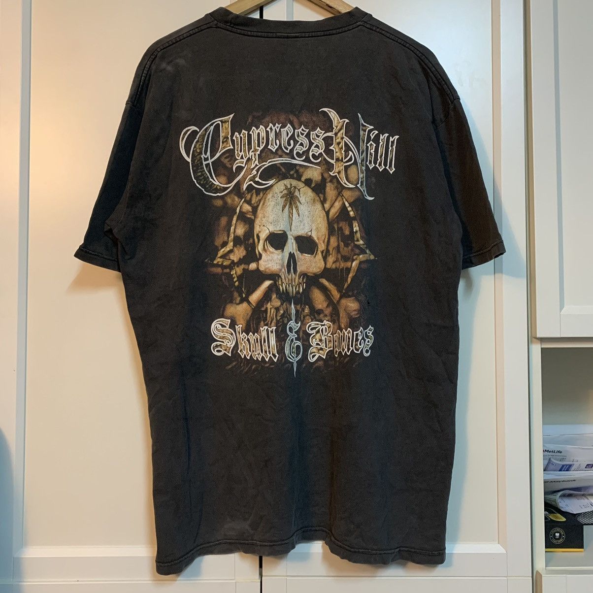 Rap Tees × Vintage Vintage Cypress Hill Skull & Bones Bootleg Size US XL / EU 56 / 4 - 1 Thumbnail