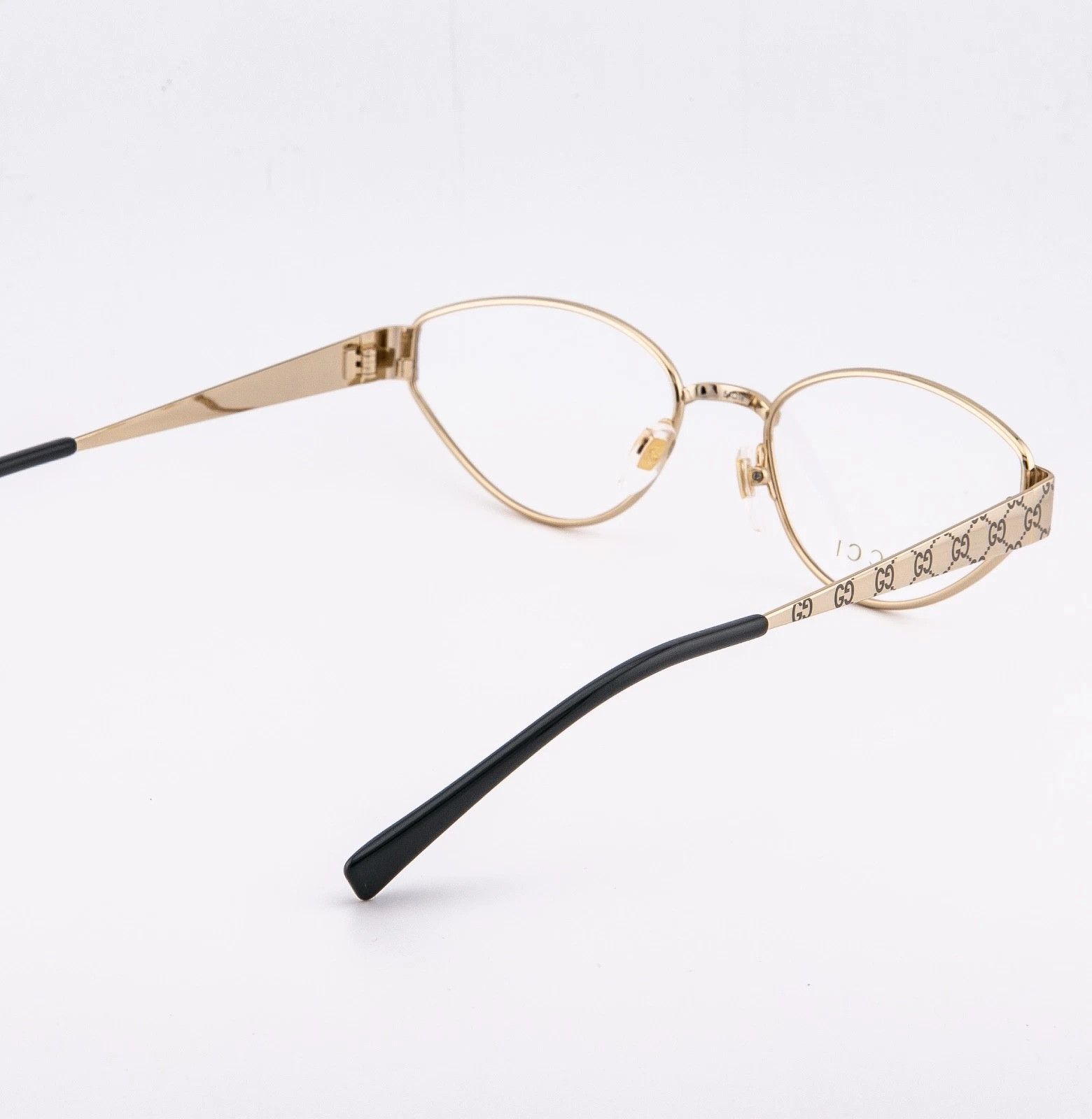 Gucci GUCCI GG1853O 1853 Gold Monogram Optical Eyeglasses 001 Size ONE SIZE - 5 Thumbnail