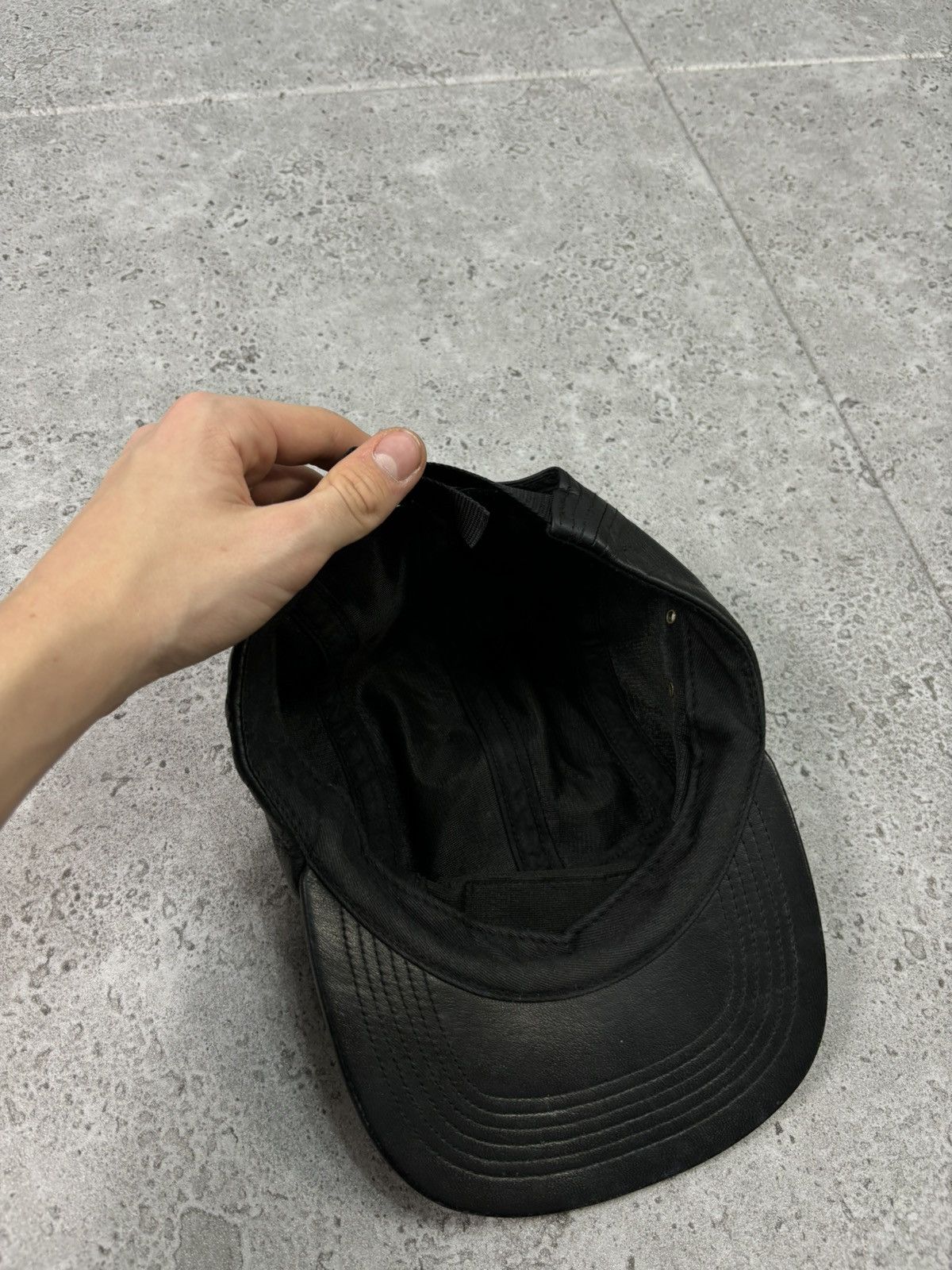Japanese Brand × Supreme FW09 Supreme Genuine Leather Camp Cap Hat Japanese Style Size ONE SIZE - 9 Thumbnail