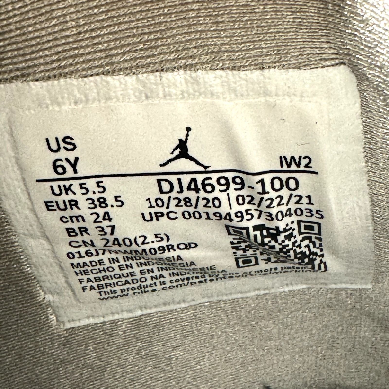 Jordan Brand × Nike Size 6 - Nike Air Jordan 4 Retro GS White Oreo Men's Shoes Size US 6 / EU 39 - 8 Thumbnail
