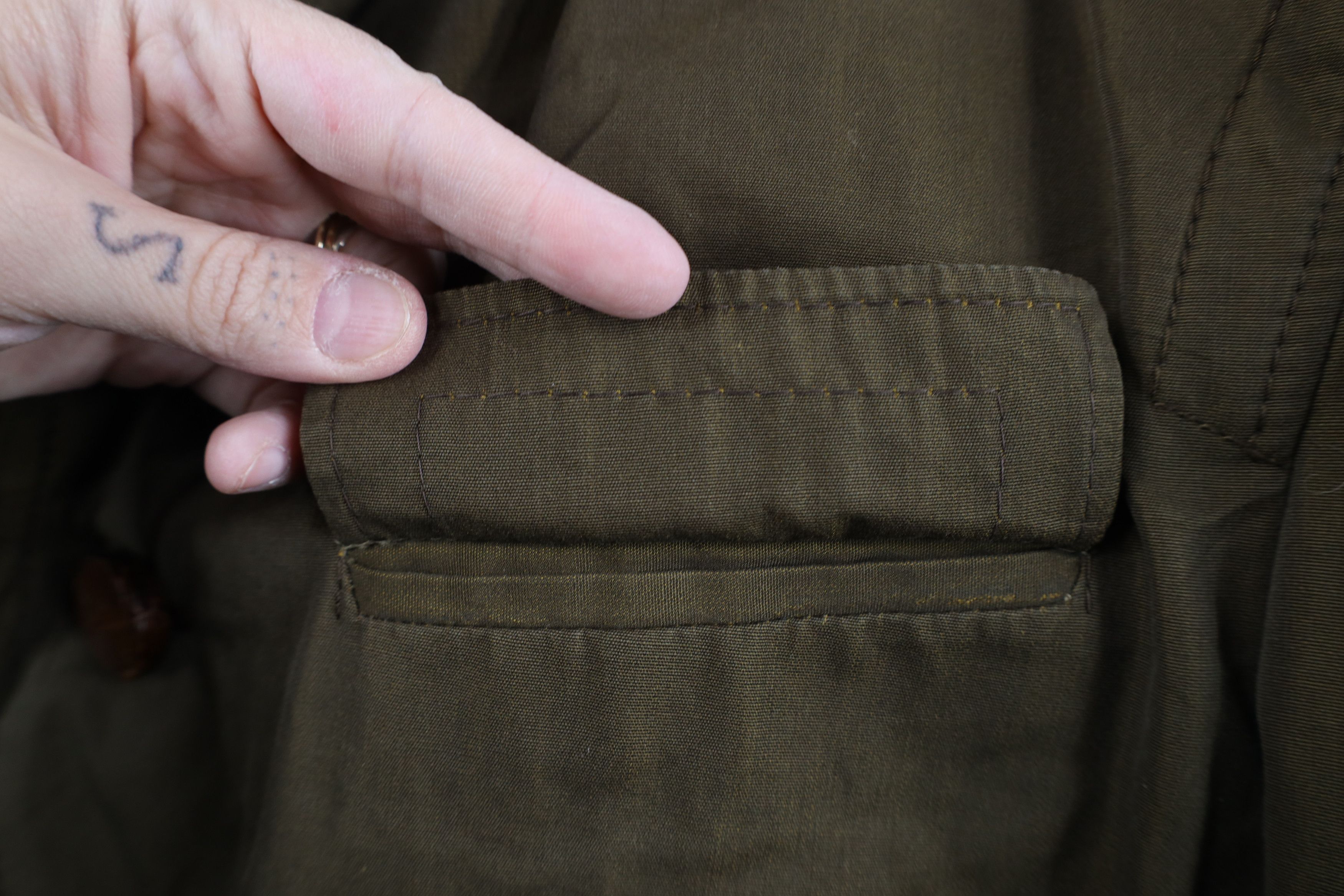 Vintage Vintage 60s 70s Streetwear Cotton Rain Coat Jacket Brown Size US XXL / EU 58 / 5 - 7 Thumbnail