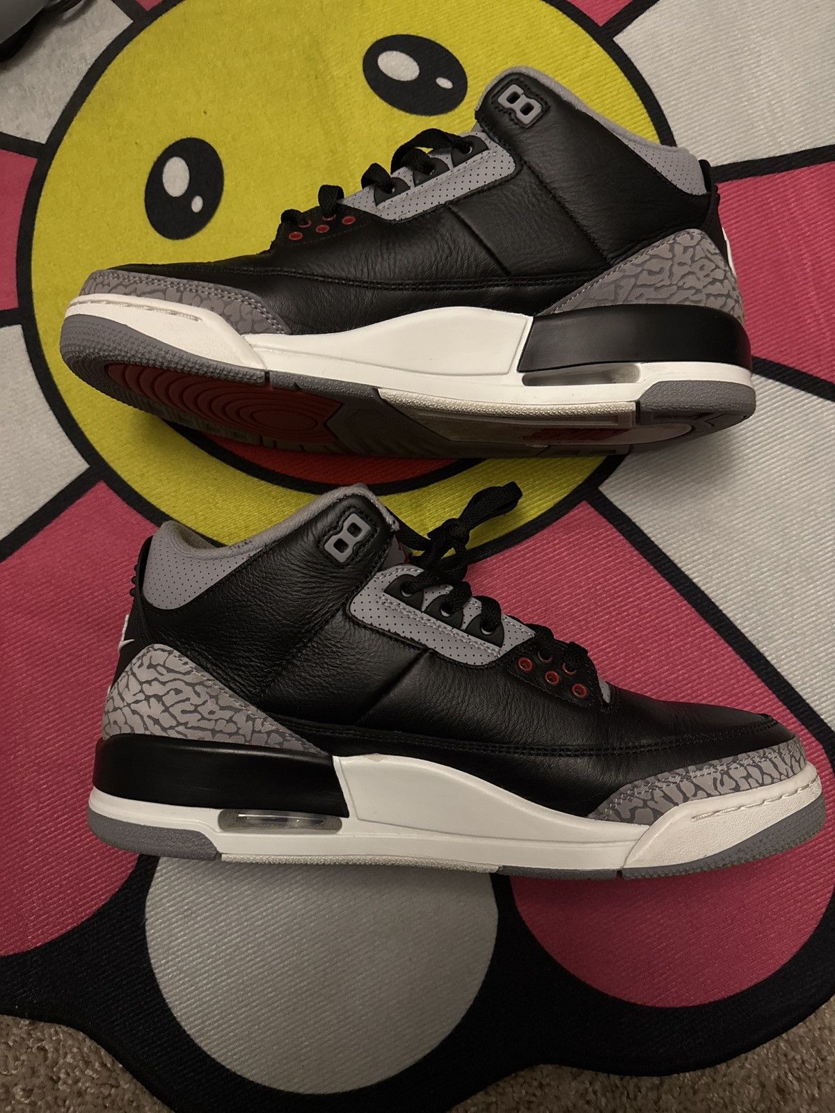 Jordan Brand Jordan 3 Black Cement Size US 10 / EU 43 - 2 Thumbnail
