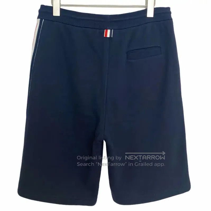 Thom Browne Thom Browne Navy Cotton Men's Shorts . Size US 30 / EU 46 - 2 Thumbnail