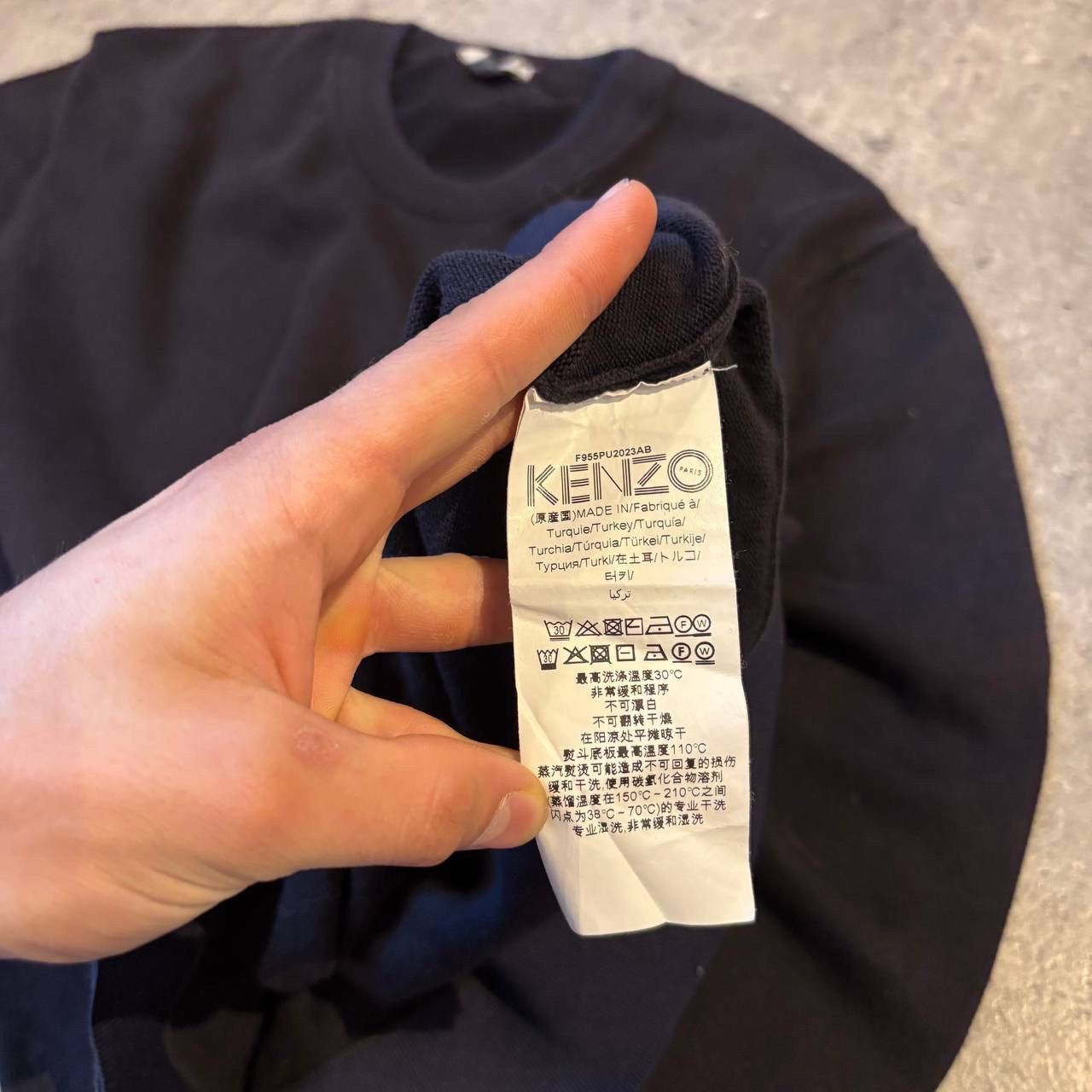Kenzo Vintage Kenzo Basic Black Sweatr Size US M / EU 48-50 / 2 - 6 Thumbnail