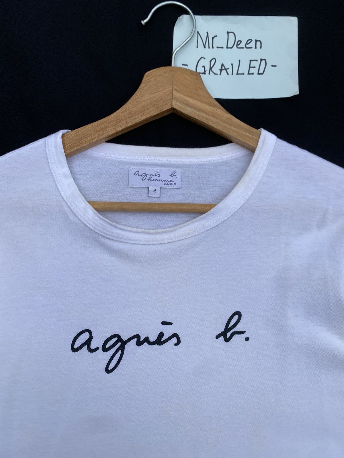 agnes b. Rare Agnes b. Spellout Tshirt Size US S / EU 44-46 / 1 - 6 Thumbnail