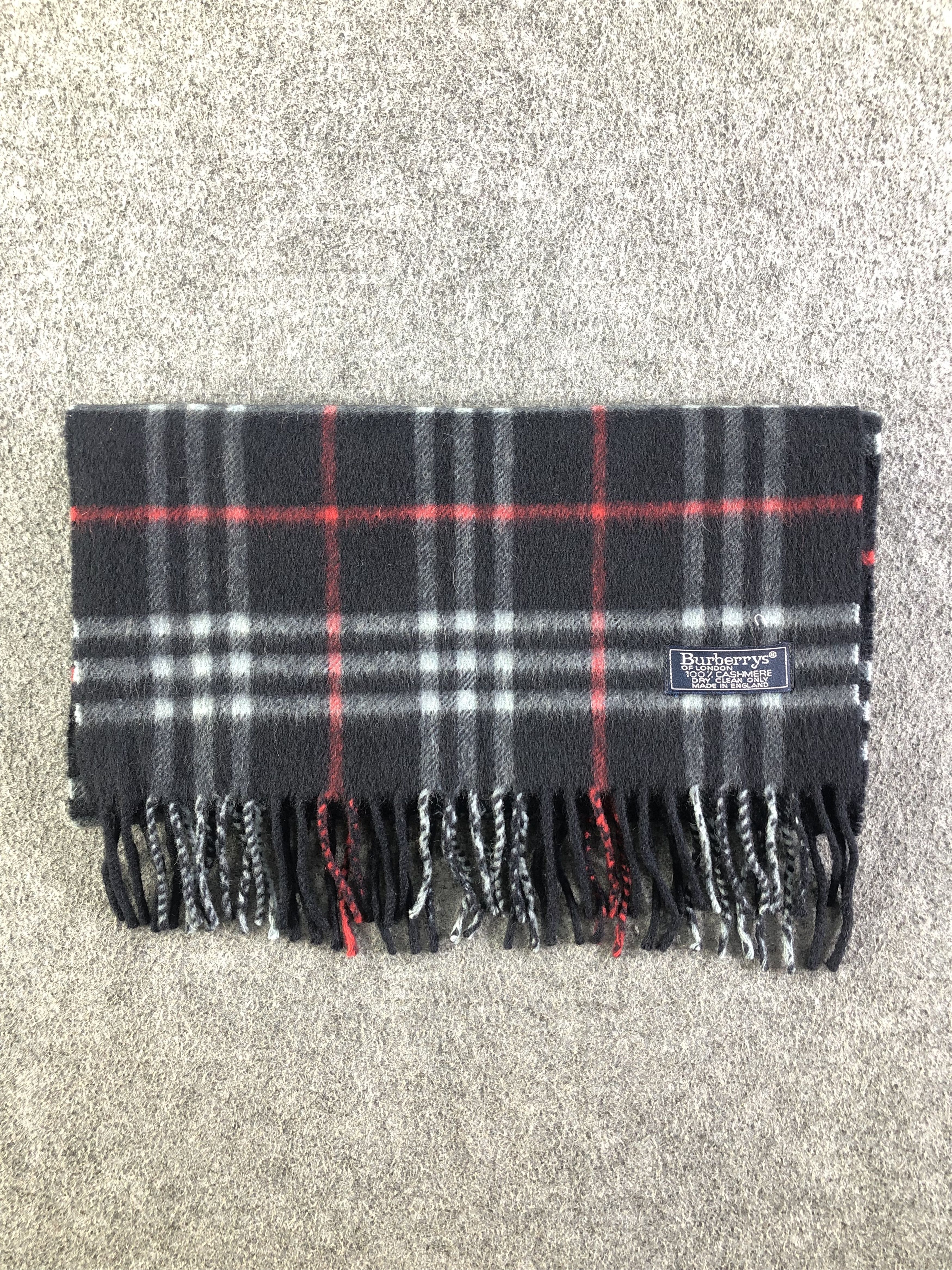 Burberry Burberrys Cashmere Scarf / Muffler / Neckwear SS1387 Size ONE SIZE - 8 Thumbnail