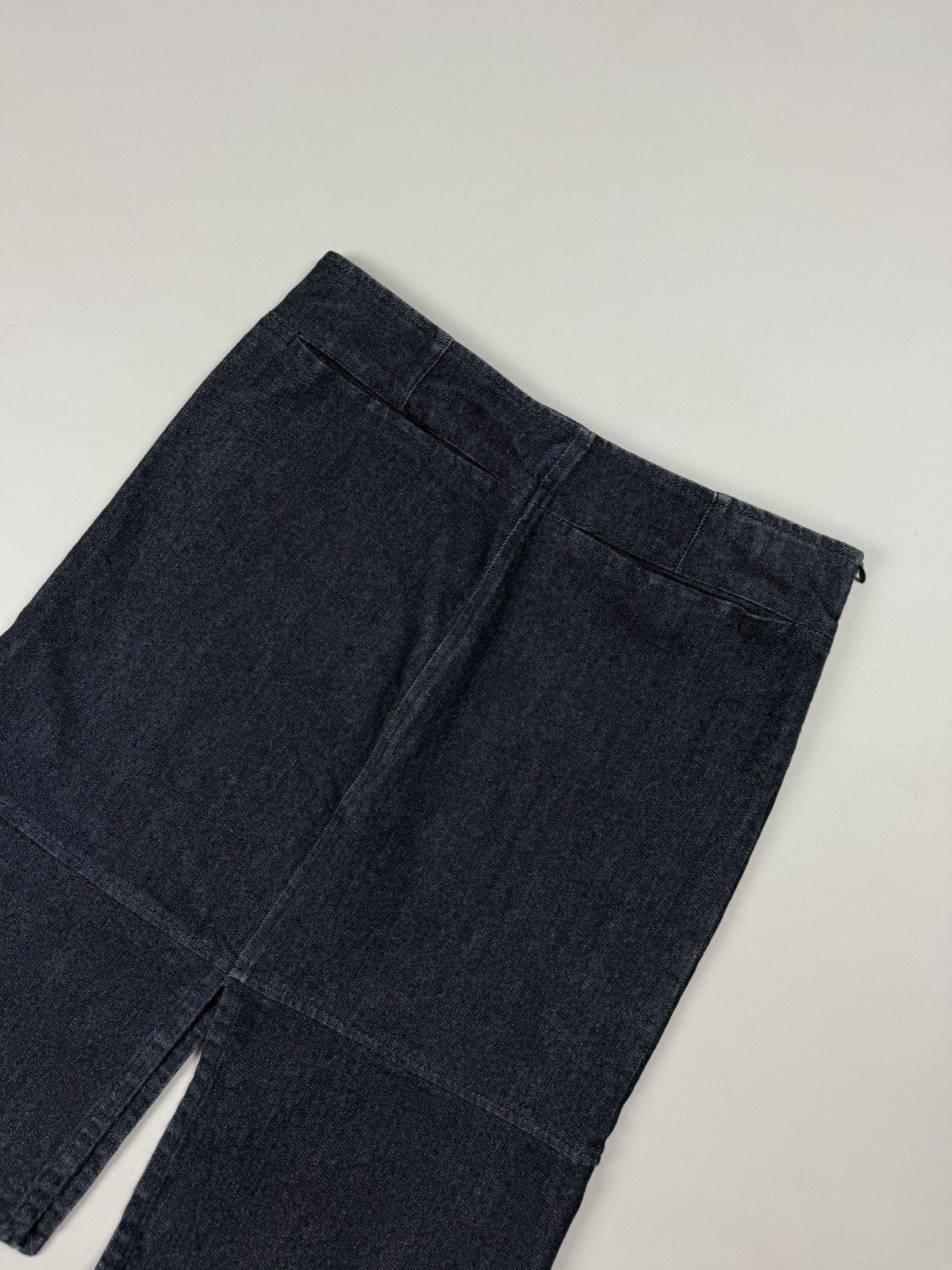 Armani Armani Jeans Vintage 90s Ladies Denim Midi Y2K Skirt Size 32" / US 10 / IT 46 - 22 Thumbnail