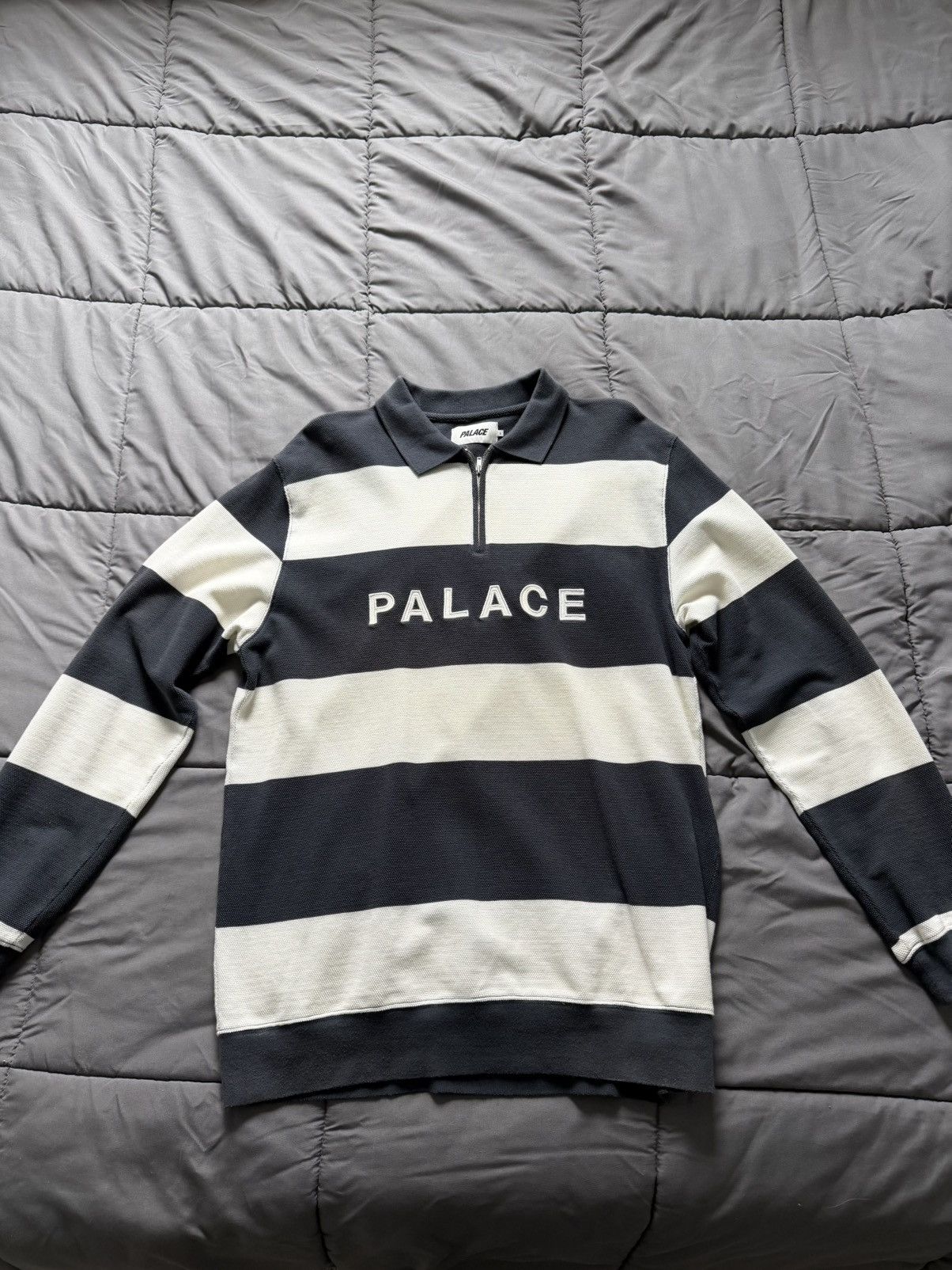 Palace Palace x neighborhood waffle jersey white | Grailed
