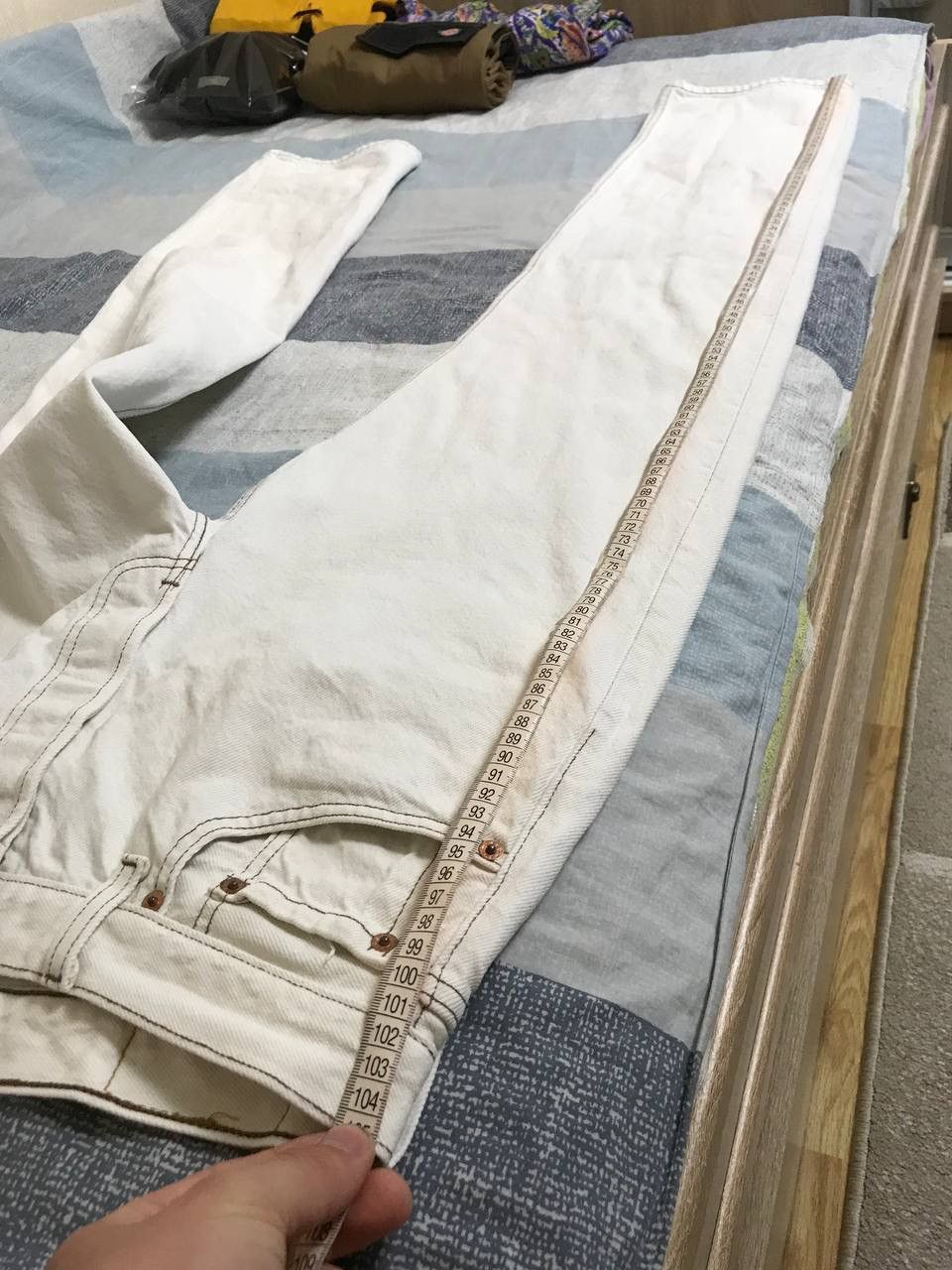 Levi's 🔥 Levis 501 Vintage Denim Pants Jeans 33x32 Made in USA Size US 33 - 14 Thumbnail