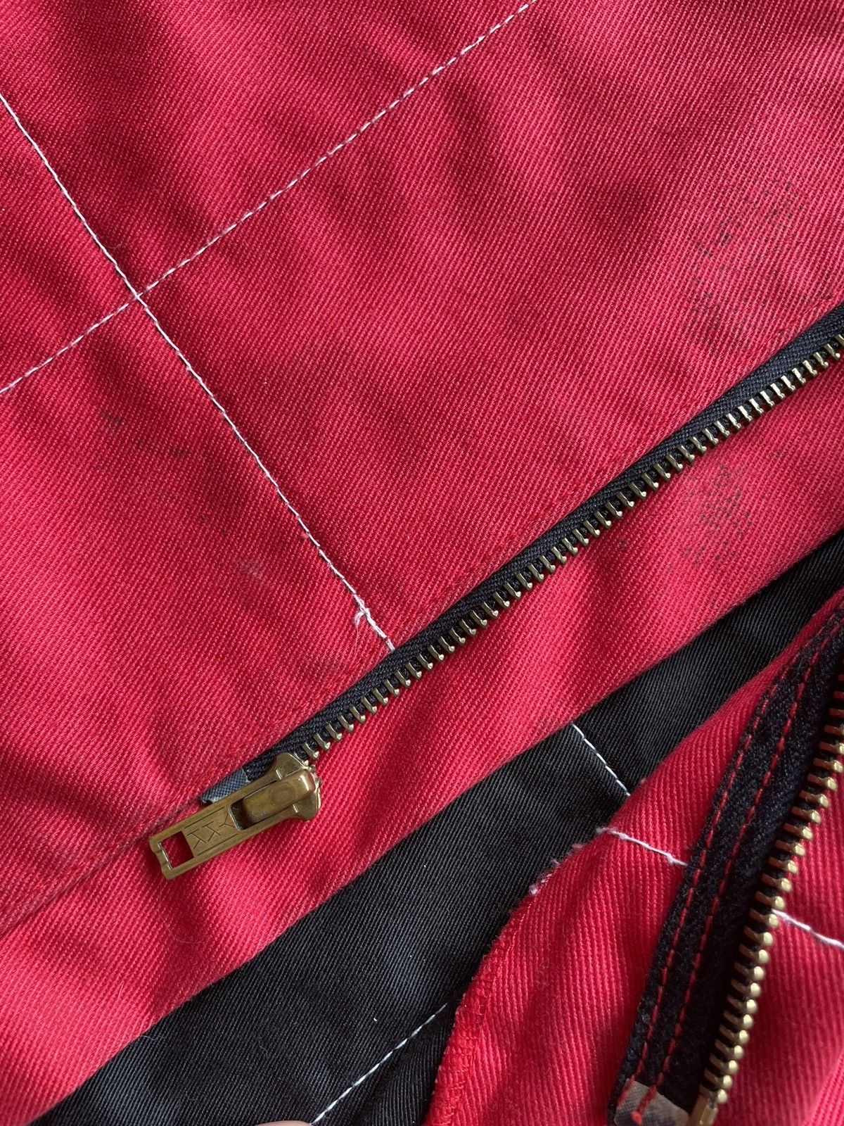 Other cool racing pit crew style jacket red quilted jacket Size US M / EU 48-50 / 2 - 10 Thumbnail