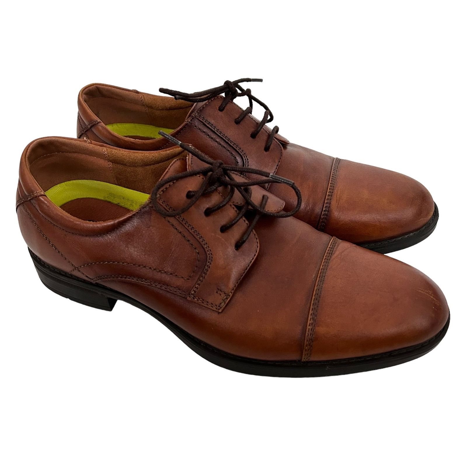 Florsheim Florsheim Brown Leather Comfort Ortholite Loafers Sz 9 Size US 9 / EU 42 - 1 Thumbnail