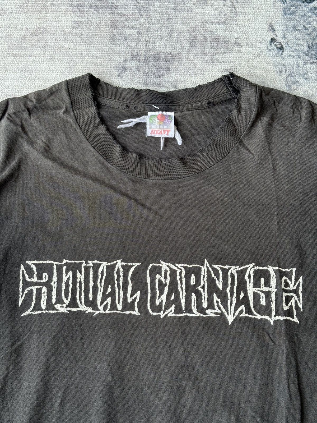 Band Tees × Nirvana × Vintage Vintage Ritual Garnage Metal Core LongSleeves /Bjork Sade Size US M / EU 48-50 / 2 - 17 Thumbnail