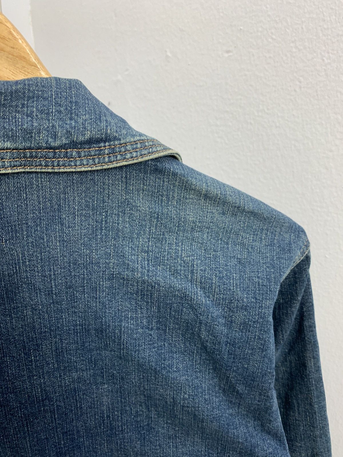 Tsumori Chisato Vintage Tsumori Chisato open collar denim jacket Size XS / US 0-2 / IT 36-38 - 13 Thumbnail