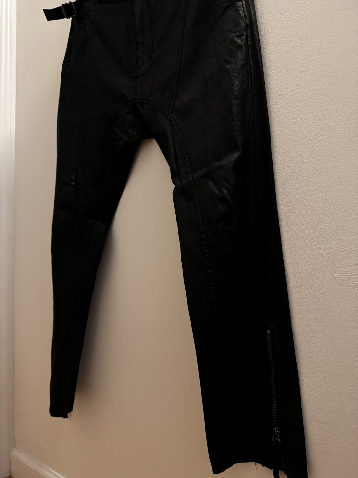 Helmut Lang × Vintage Helmut Lang Vintage wax cotton pants Size US 30 / EU 46 - 18 Thumbnail