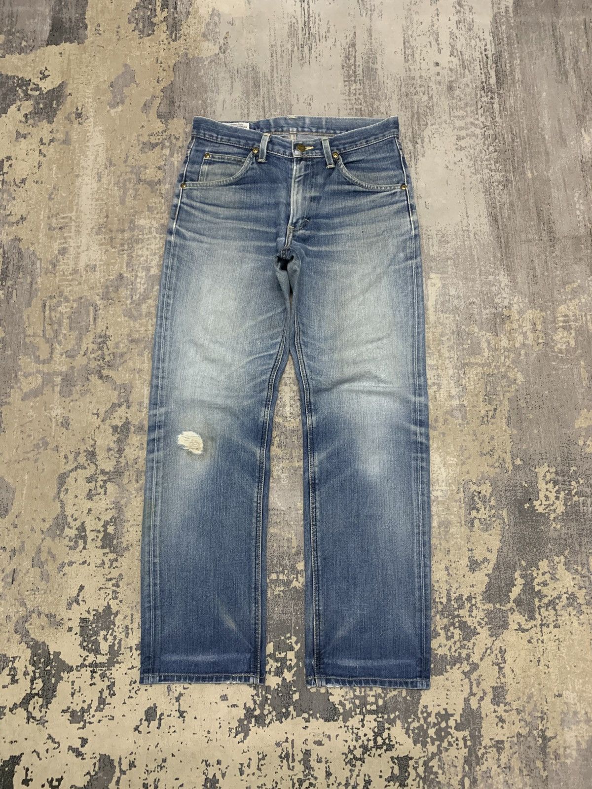 Vintage Lee American Rider Rusty Distressed Straight Jeans