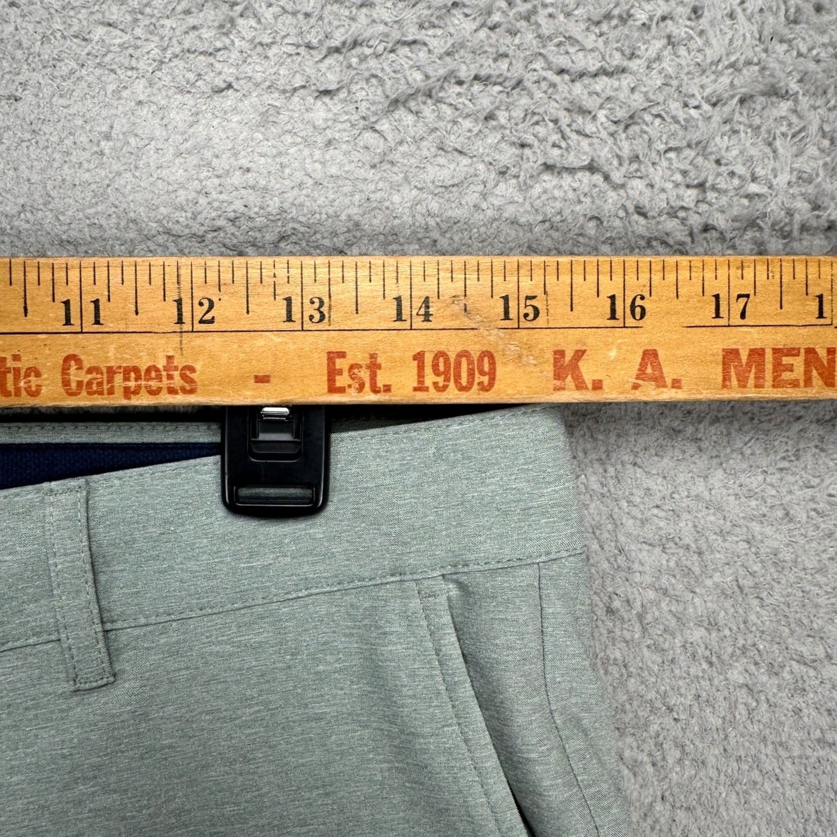 Cremieux Cremieux Men Performance Golf Shorts 30 Gray Chino Flat Front Stretch Pockets new Size US 30 / EU 46 - 5 Thumbnail